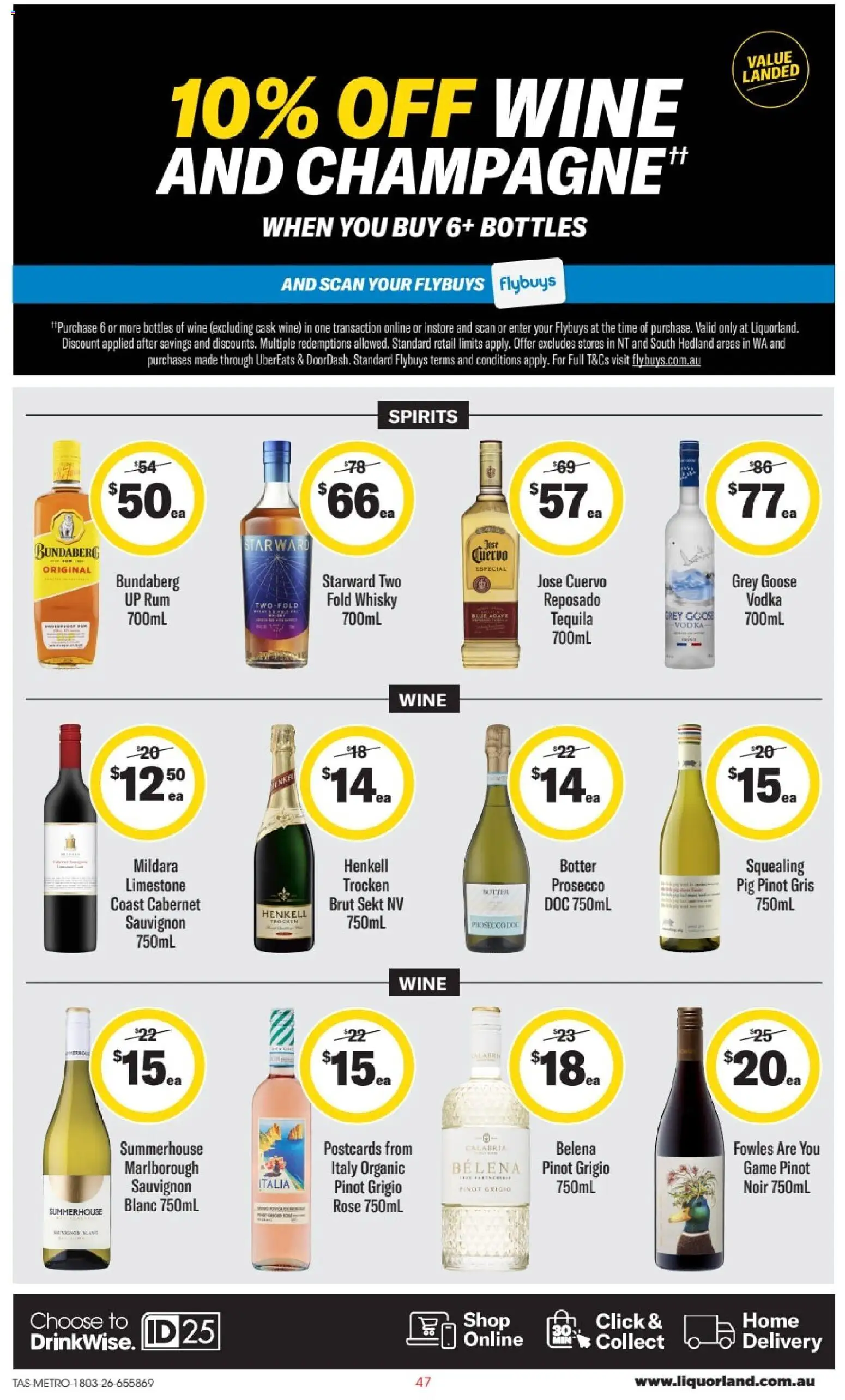 Liquorland catalogue - valid from 18.03.2026 | Page: 2 | Products: Wine, Vodka, Rum, Game