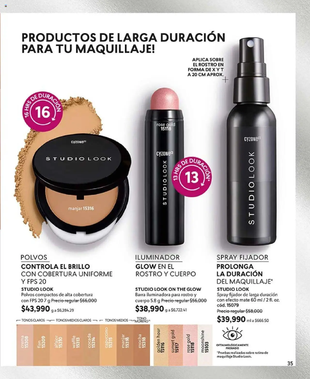 CyZone revista - valida desde el 16.06.2025 | Página: 35 | Productos: Crema, Iluminador, Brillo, Maquillaje