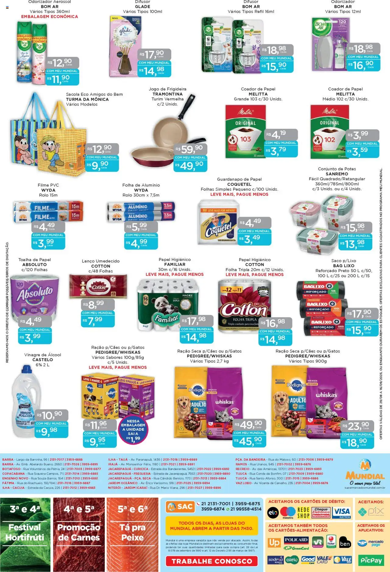 Mundial Folheto - válido de 29.08.2025 | Página: 14 | Produtos: Difusor, Frigideira, Vinagre, Peixe