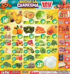 Vista previa de Casa Ley folleto Las ofertas de frutas y verdunas La Paz, nuevo folleto de la tienda, válido en México a partir del 21.03.2026