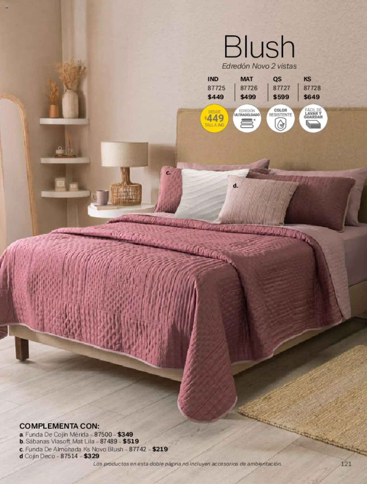 Nuevas ofertas de Vianney válidas en toda la República Mexicana desde el 07.03.2025. ¡Encuentra las mejores ofertas en Vianney catálogo Primavera! | Página: 123 | Productos: Funda, Funda de almohada, Almohada, Sabanas