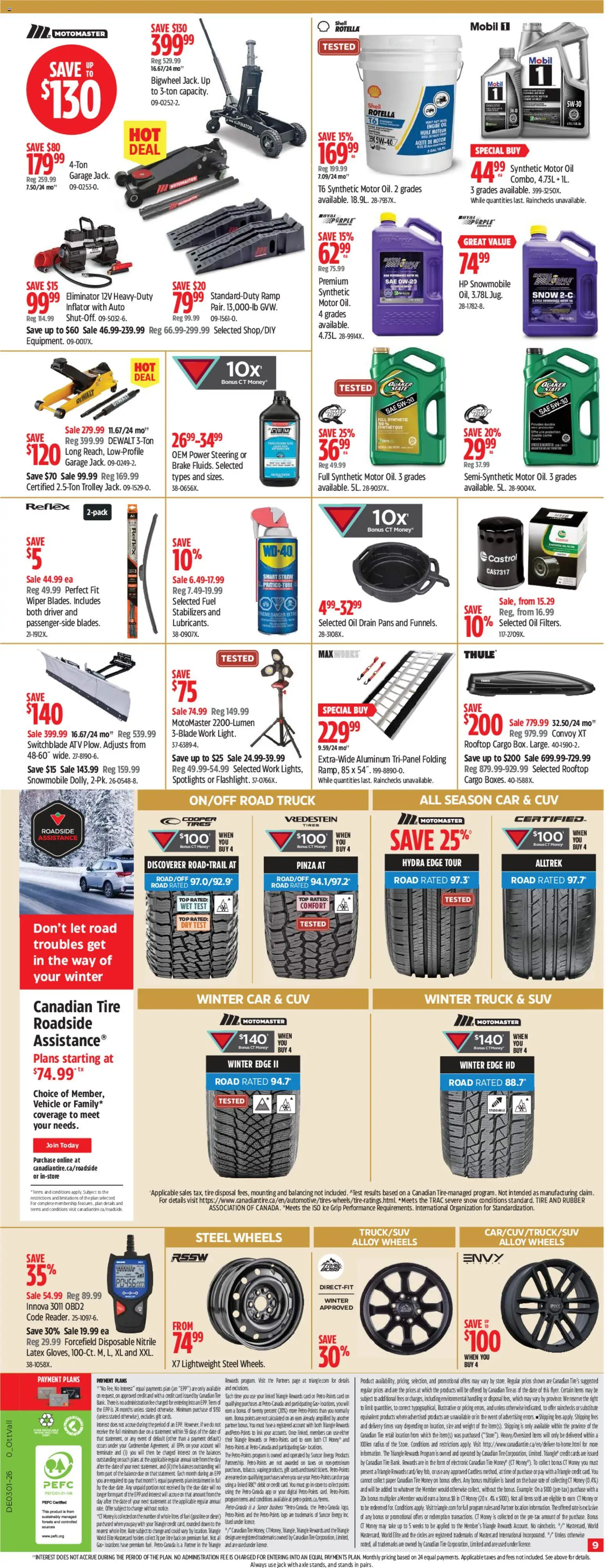 Canadian Tire flyer valid from 01.01.2026 | Page: 9