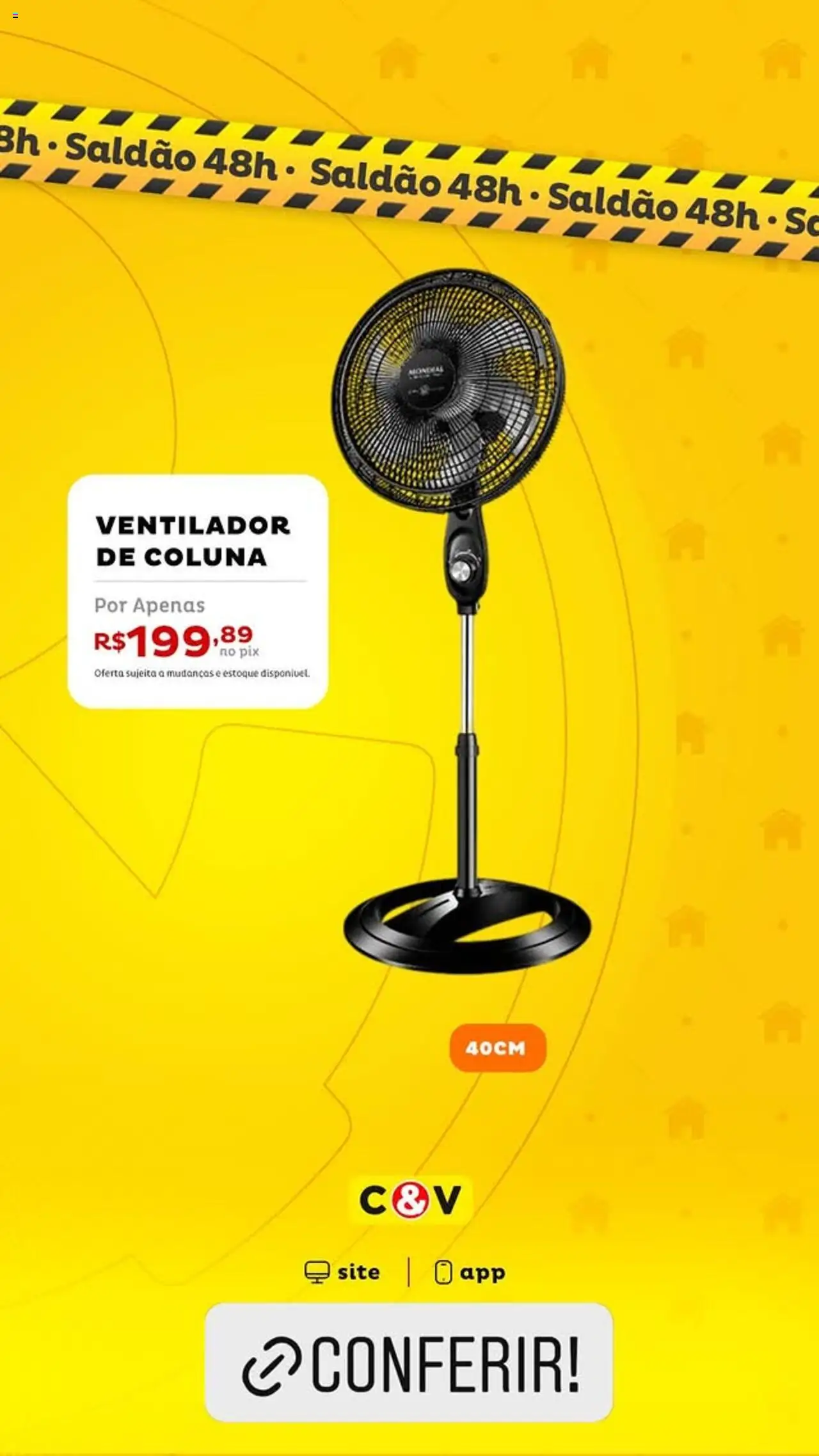 Casa e Video Folheto - válido de 20.10.2025 | Página: 8 | Produtos: Ventilador