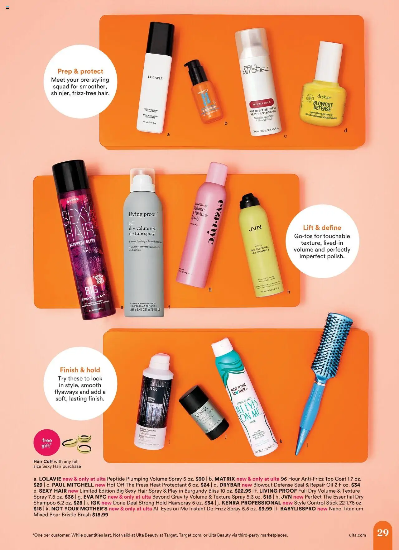 Ulta Beauty Weekly Ad - valid from 05.10.2025 | Page: 29 | Products: Press, Brush, Hair spray, Coat