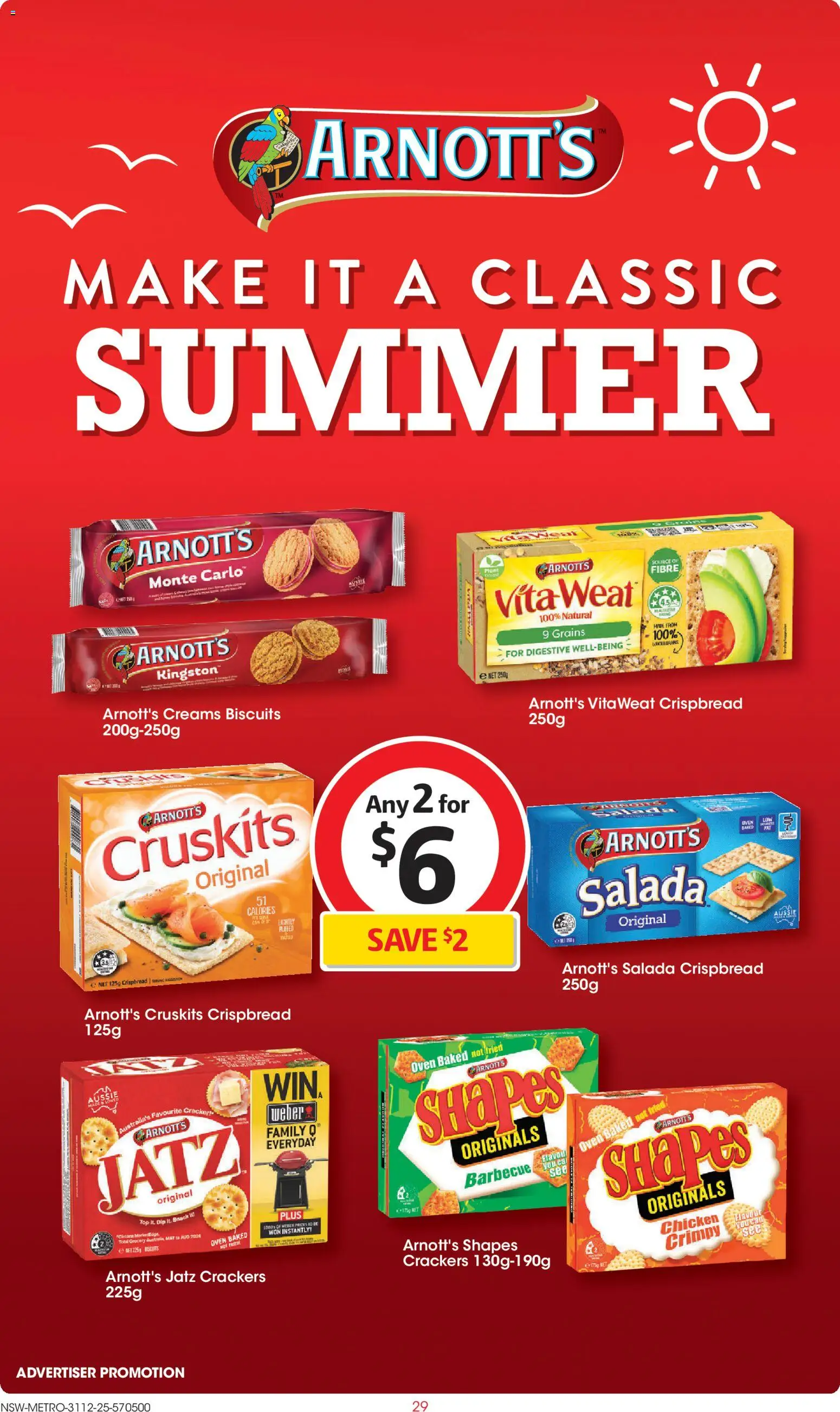 Coles catalogue - valid from 31.12.2025 | Page: 29 | Products: Crackers, Plant, Chicken, Biscuits