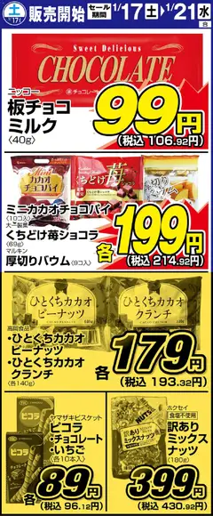 17.01.2026から有効なオファーを含む サンディ - リーフレット