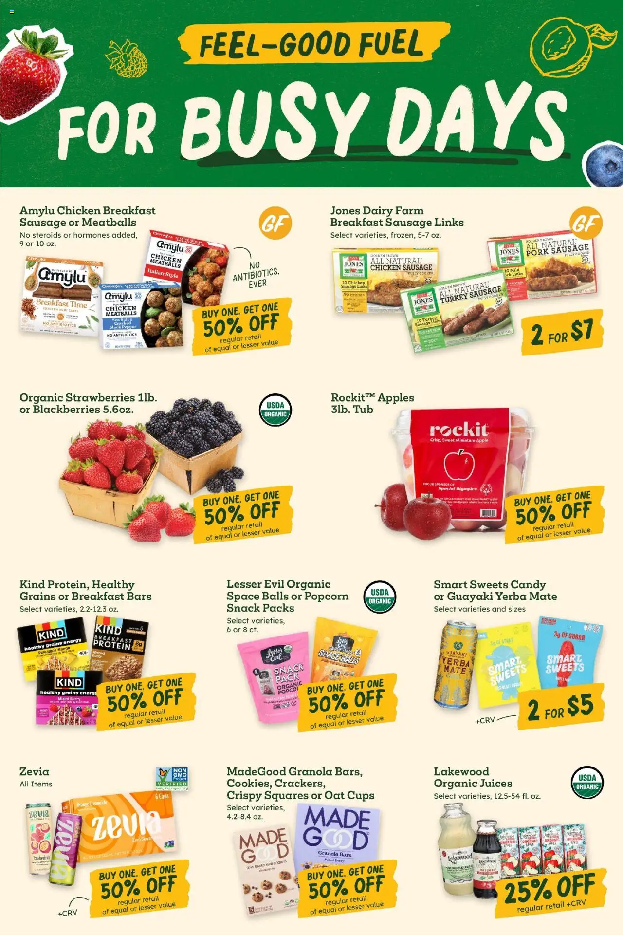Sprouts Weekly Ad - valid from 20.08.2025 | Page: 4 | Products: Pork, Pineapple, Pepper, Sausage