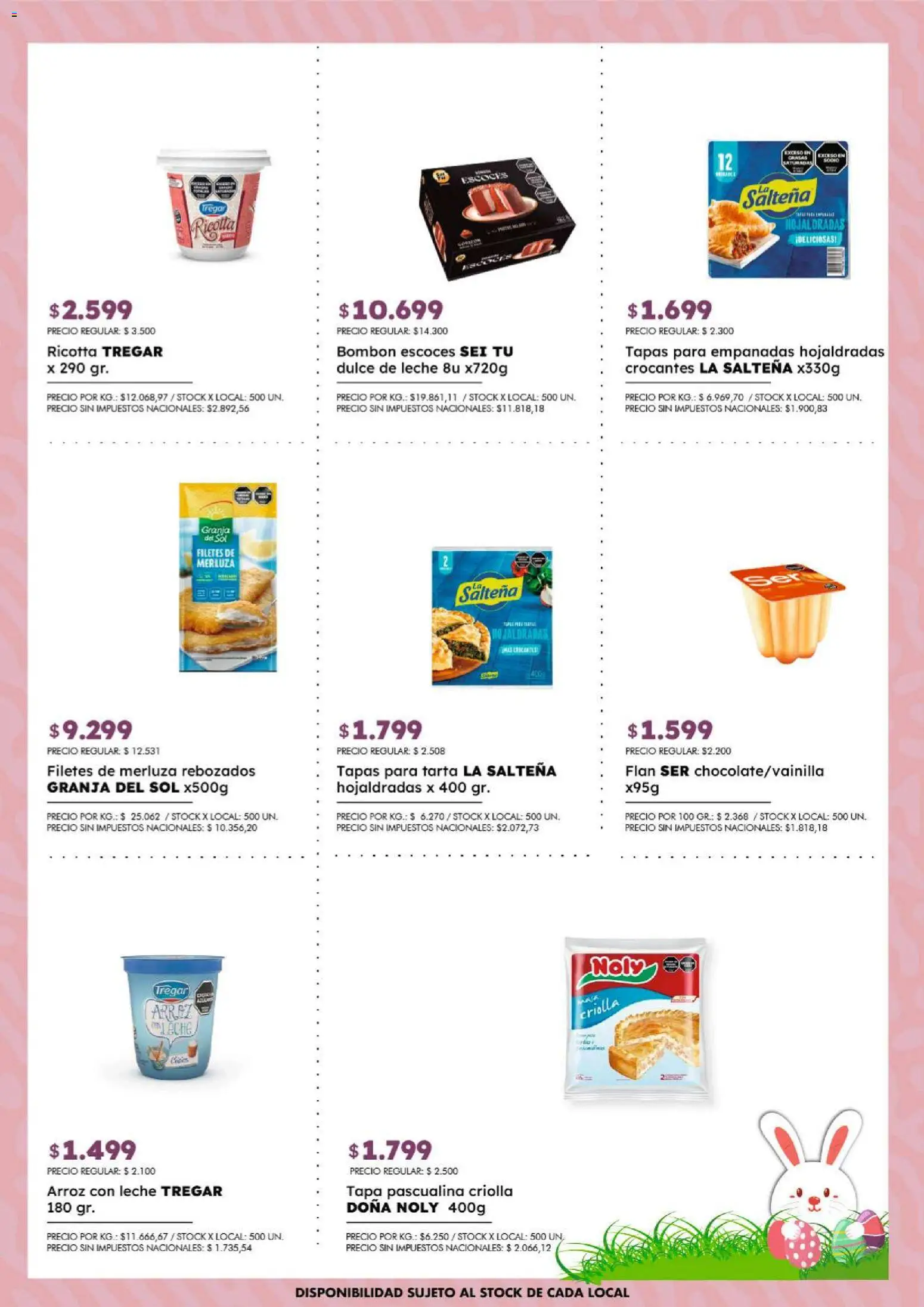 Disco - FOLLETO ESPECIAL PASCUAS DISCO  │ válido desde el 27.03.2026 | Página: 18 | Productos: Dulce de leche, Leche, Arroz