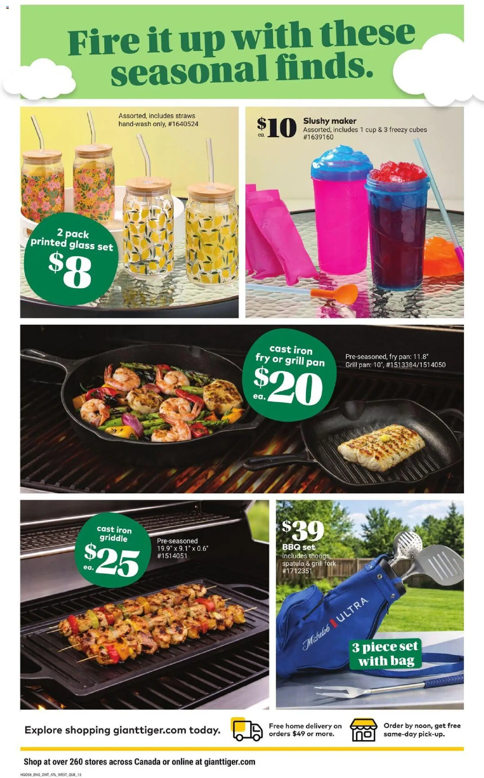 Giant Tiger flyer valid from 22.04.2026 | Page: 18 | Products: Bag, Grill, Iron