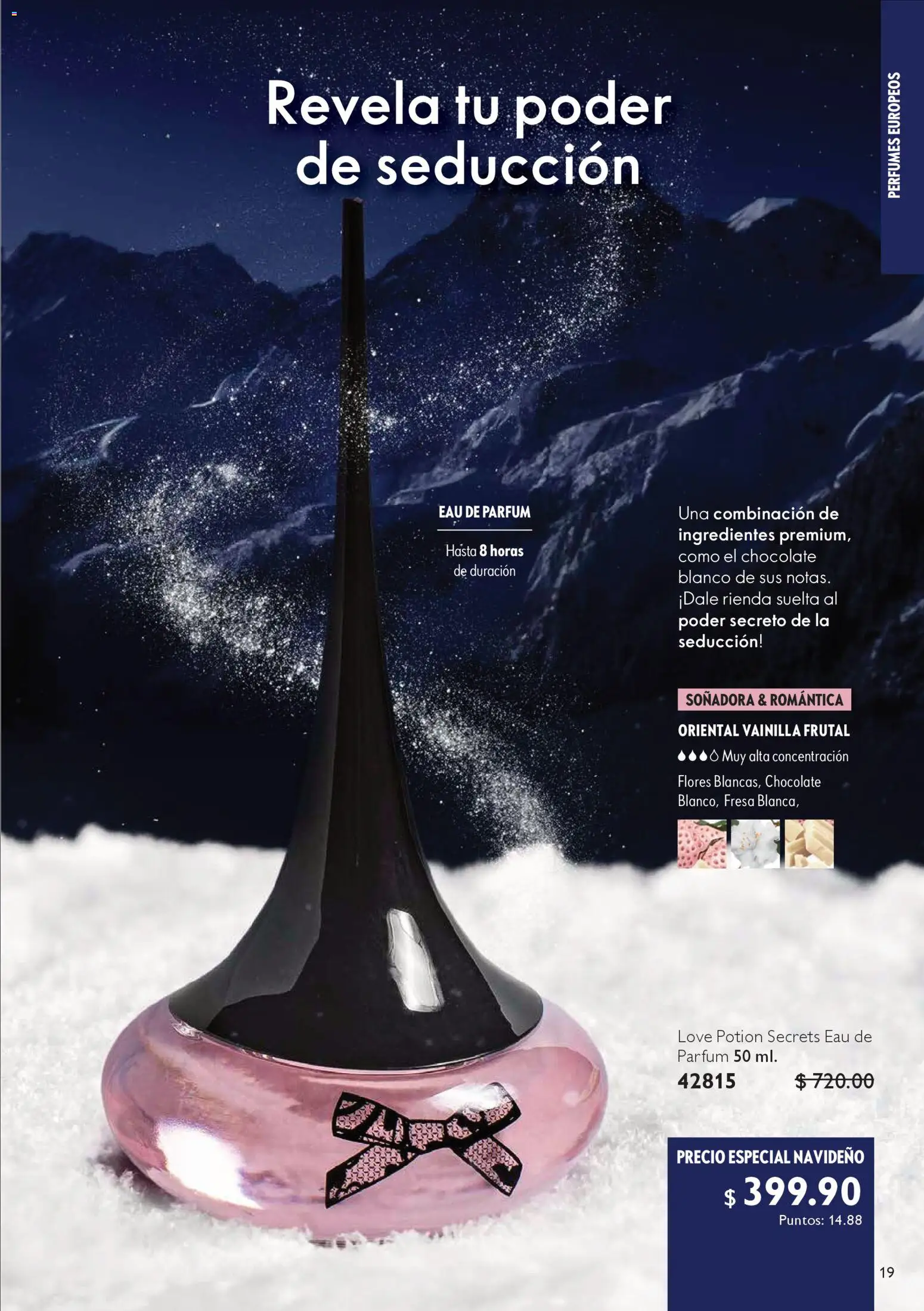 Nuevas ofertas de Oriflame válidas en toda la República Mexicana desde el 06.12.2025. ¡Encuentra las mejores ofertas en Oriflame campaña 12 2025! | Página: 19 | Productos: Fresa, Chocolate