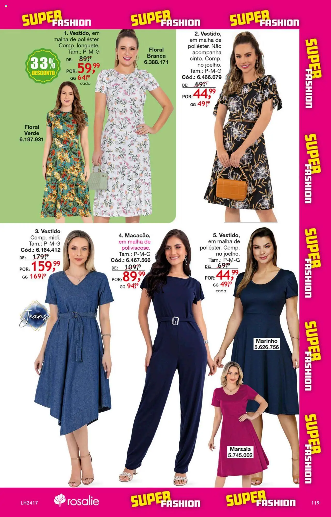 Quatro Estações Folheto - válido de 01.03.2025 | Página: 121 | Produtos: Vestido