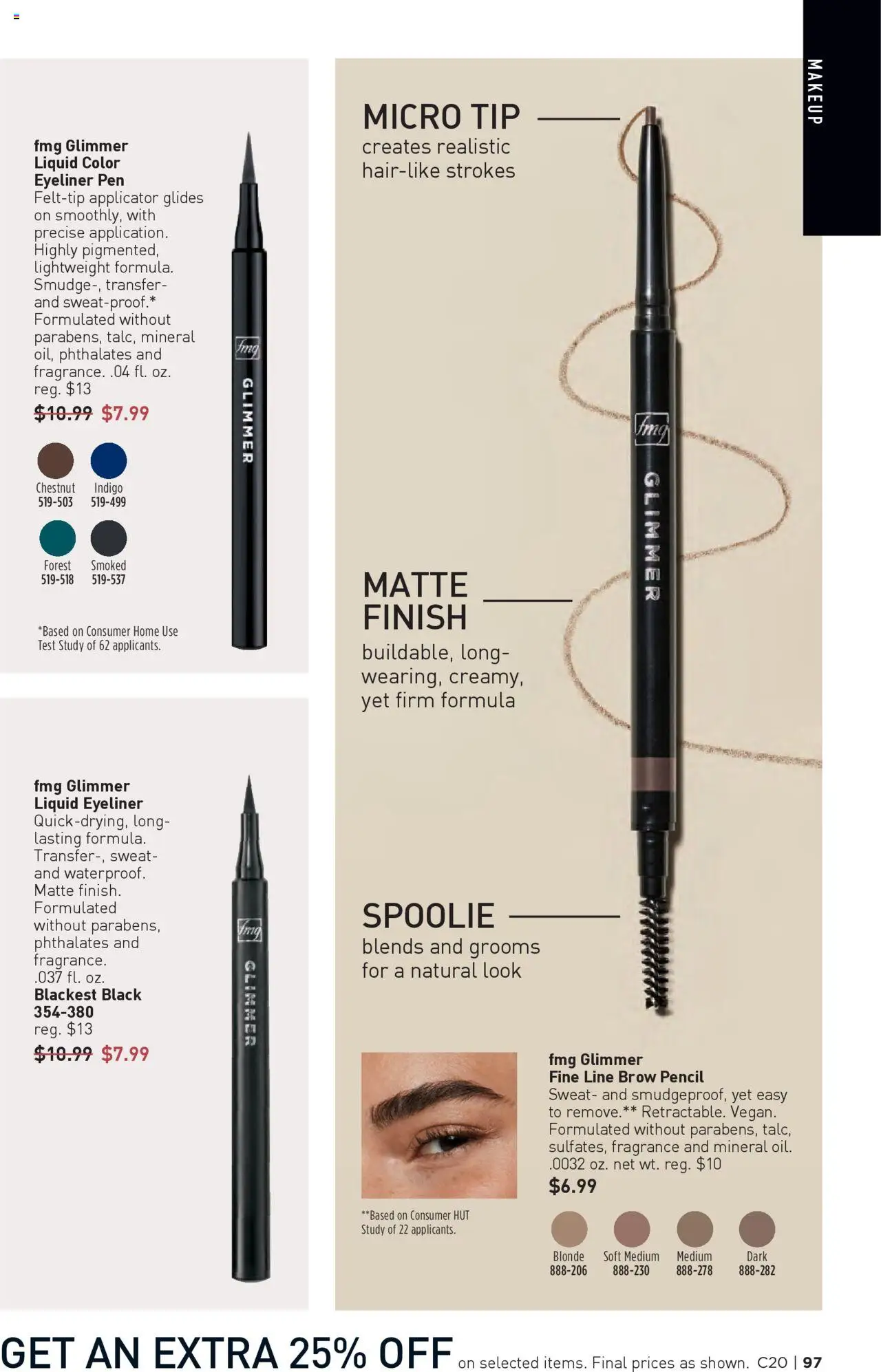 Avon Brochure - valid from 24.09.2025 | Page: 97 | Products: Pencil, Pen, Fragrance, Eyeliner