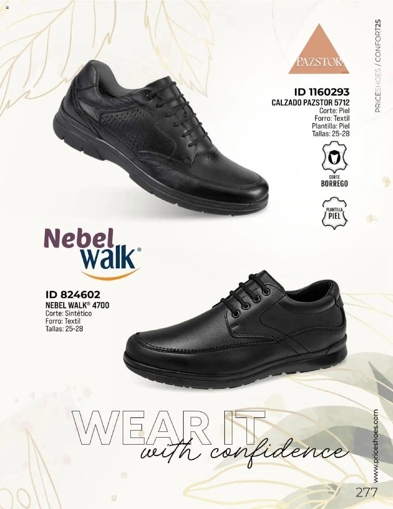 Nuevas ofertas de Price Shoes válidas en toda la República Mexicana desde el 10.02.2025. ¡Encuentra las mejores ofertas en Price Shoes catálogo Confort! | Página: 277