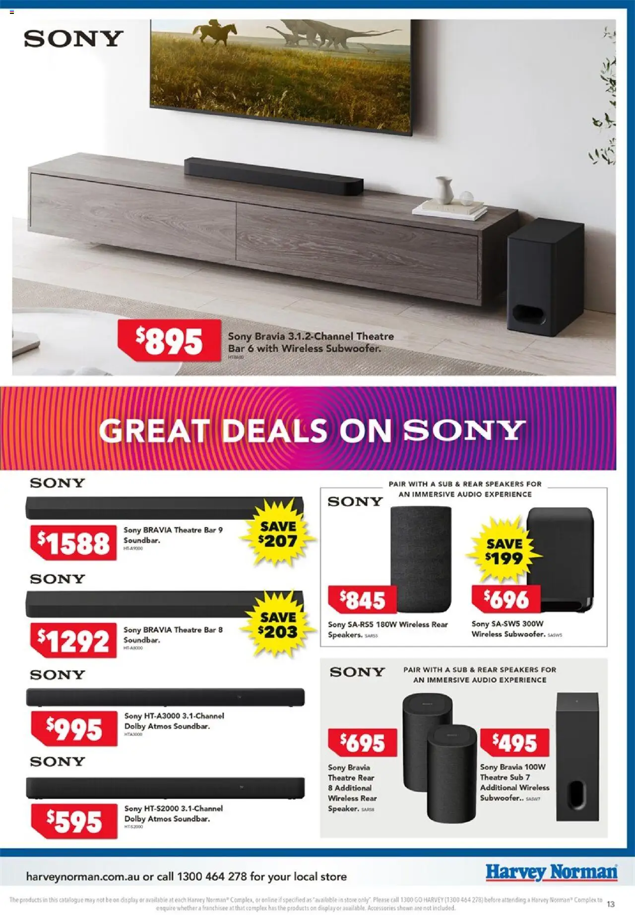 Harvey Norman catalogue - valid from 10.10.2025 | Page: 13 | Products: Accessories, Audio