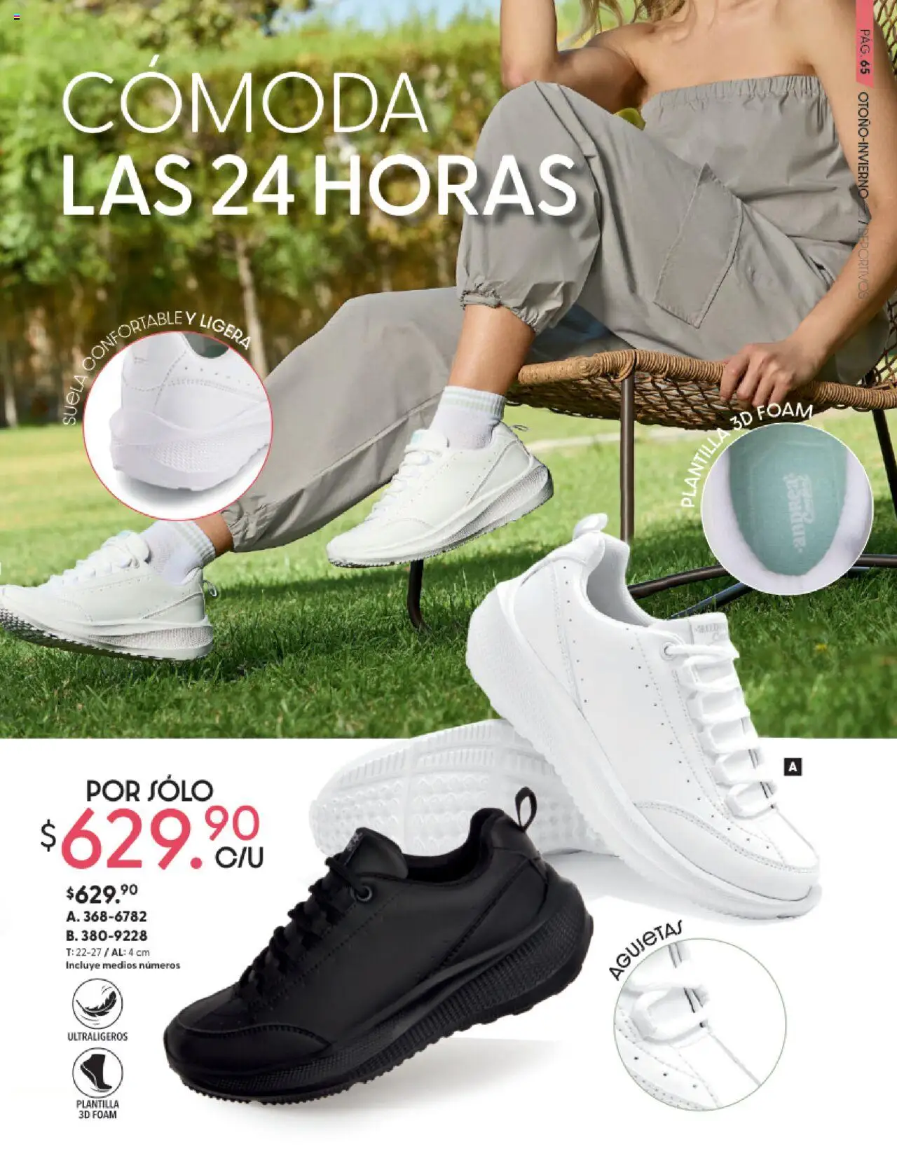 Nuevas ofertas de Andrea válidas en toda la República Mexicana desde el 24.08.2025. ¡Encuentra las mejores ofertas en Andrea - CCatálogo Calzado Confort Otoño! | Página: 65