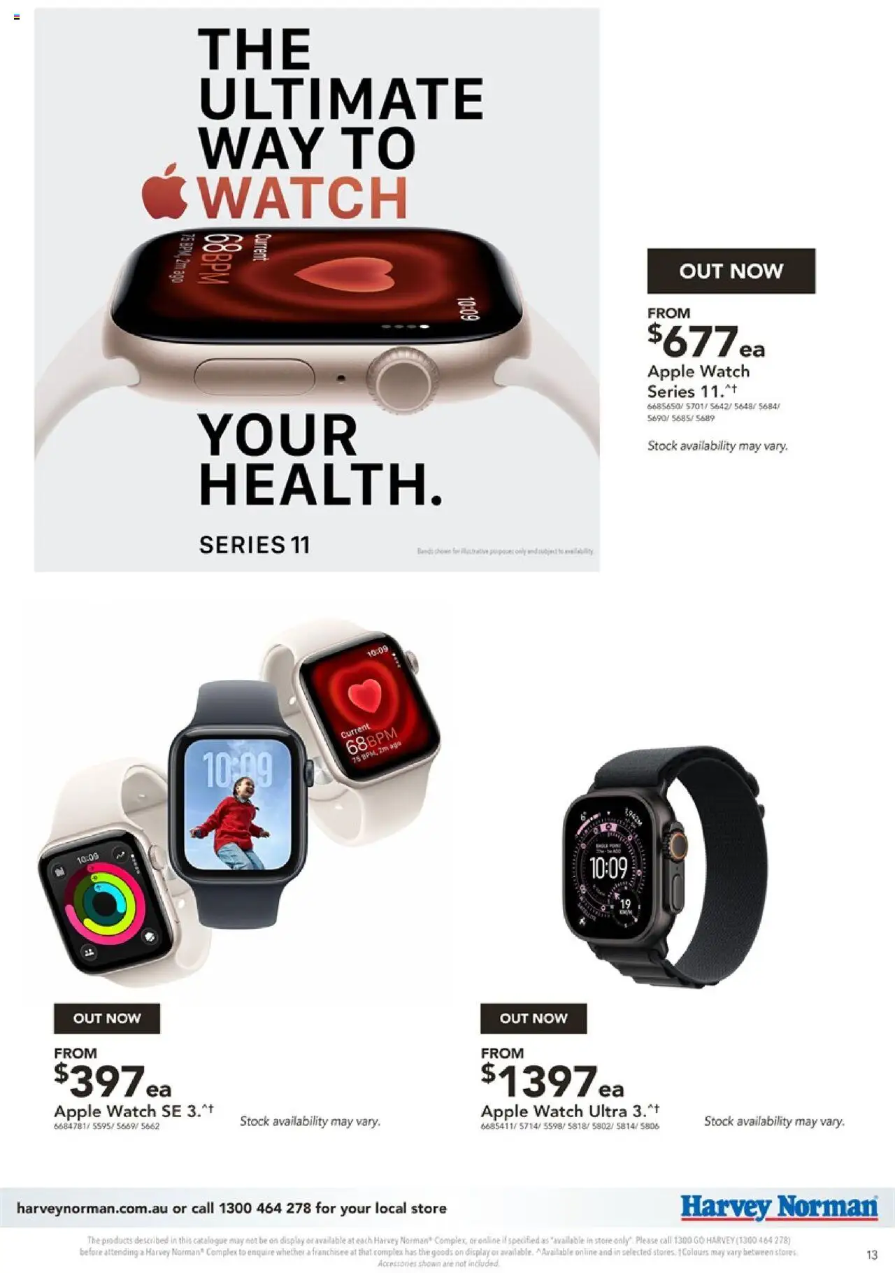 Harvey Norman catalogue - valid from 17.10.2025 | Page: 13 | Products: Accessories, Watch