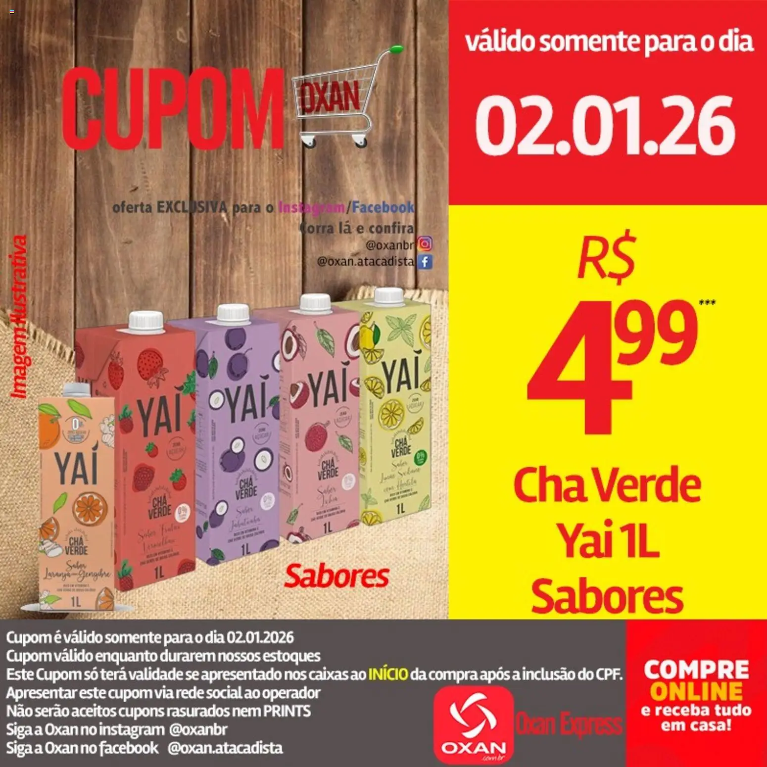 Oxan Atacadista Folheto - válido de 02.01.2026 | Página: 11 | Produtos: Gengibre, Chá, Chá verde