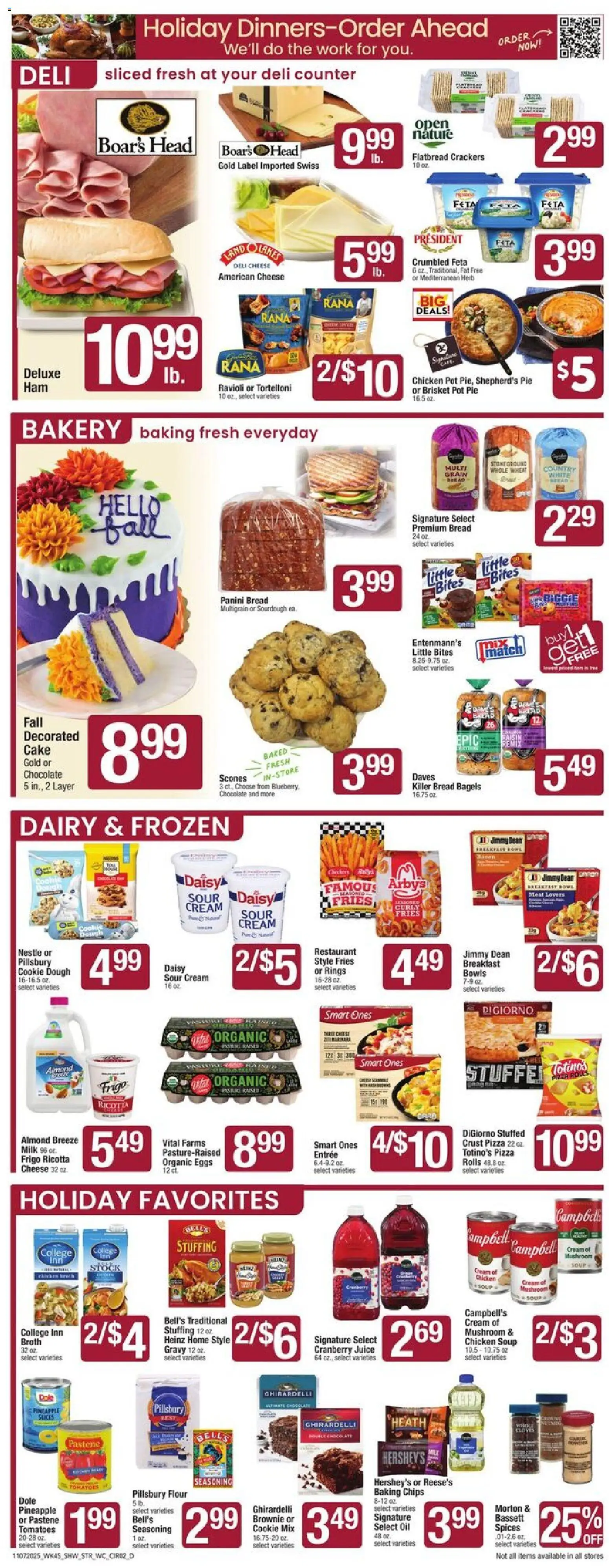 Star Market Weekly Ad - MA - valid from 07.11.2025 | Page: 2 | Products: Cheese, Bread, Chocolate, Pineapple