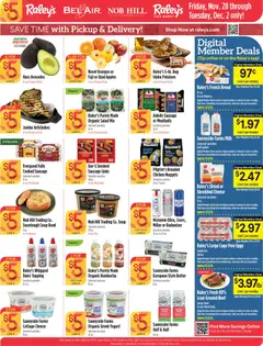 Preview of Raley's weekly ads valid from 28.11.2025