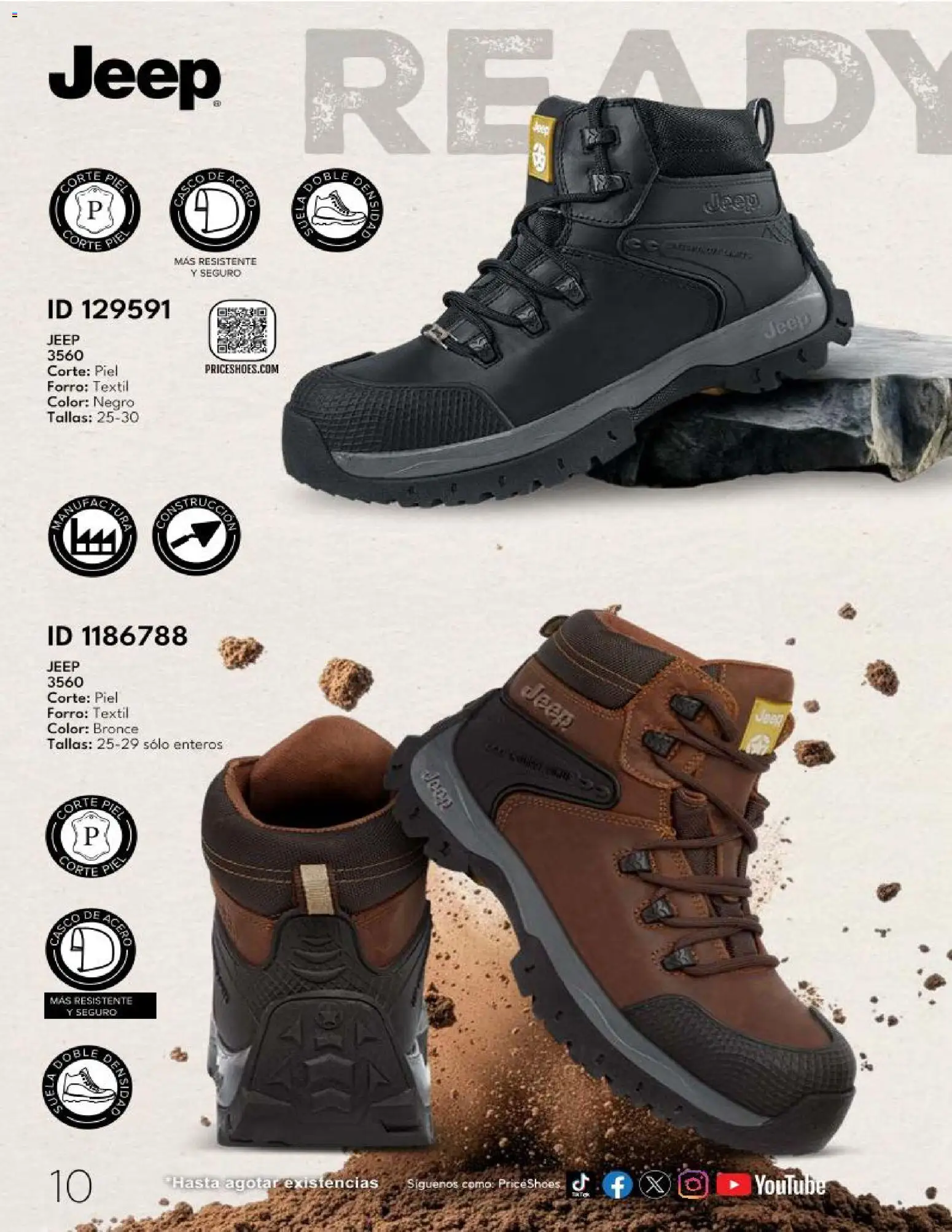 Nuevas ofertas de Price Shoes válidas en toda la República Mexicana desde el 23.12.2025. ¡Encuentra las mejores ofertas en Price Shoes catálogo Hummer! | Página: 10