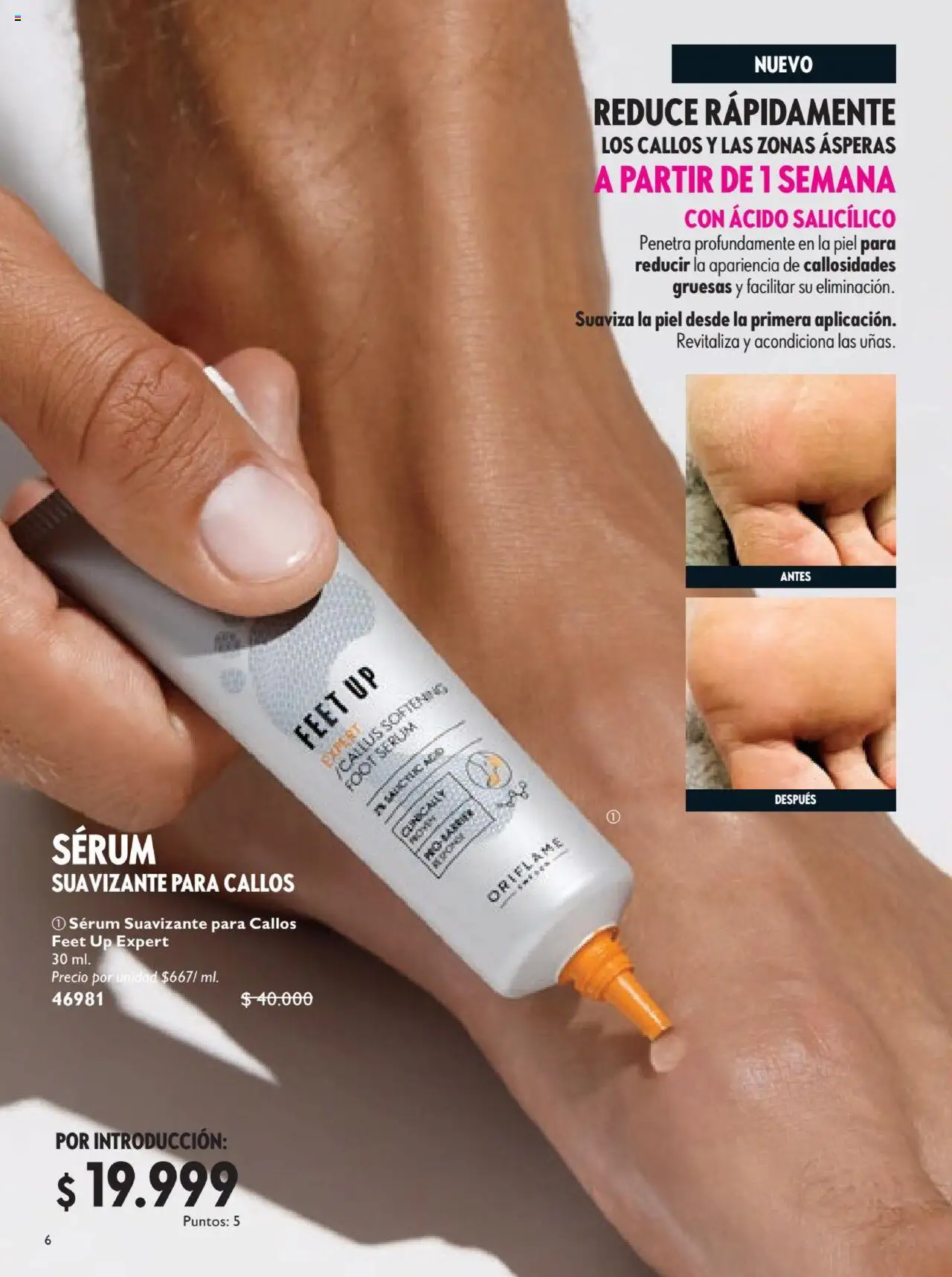 Oriflame revista - valida desde el 12.07.2025 | Página: 6 | Productos: Serum, Suavizante