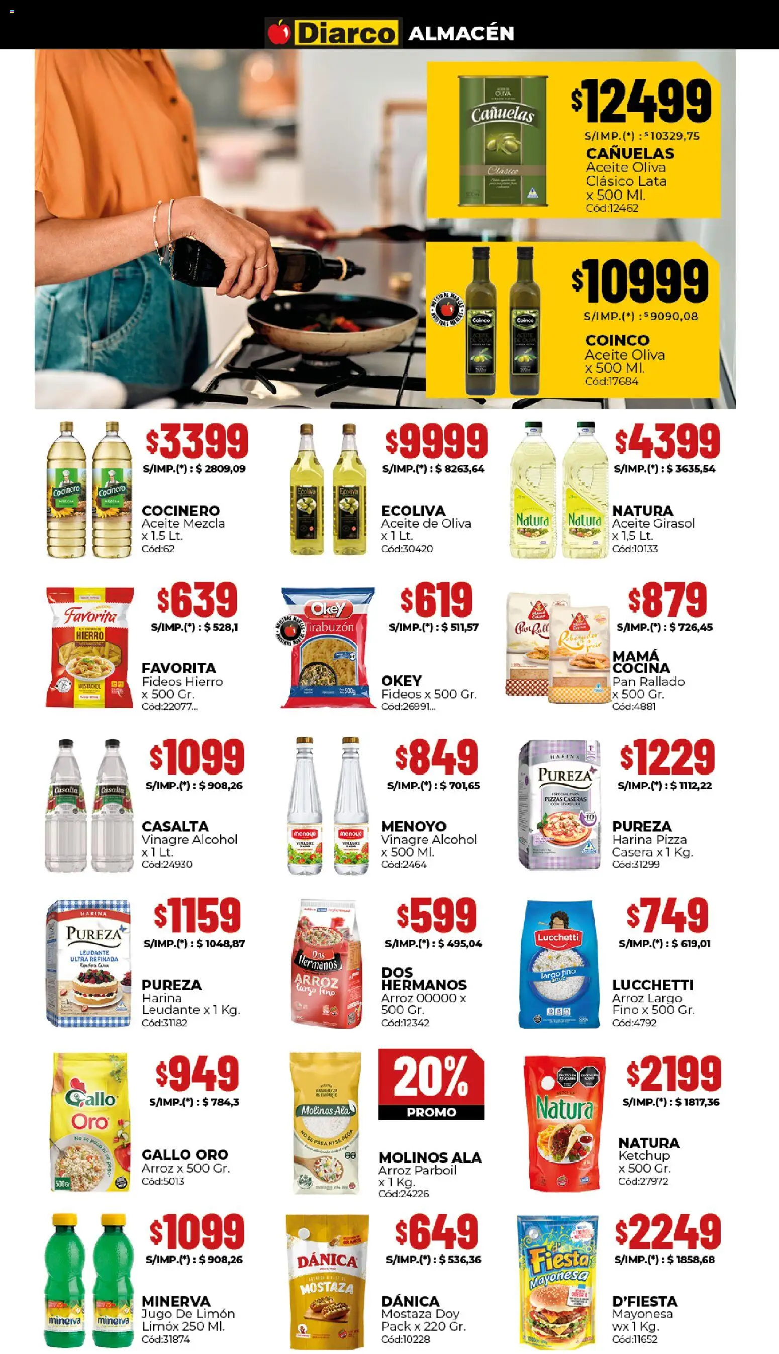 Diarco - Ofertas Interior │ válido desde el 15.12.2025 | Página: 2 | Productos: Cocina, Aceite, Jugo, Arroz