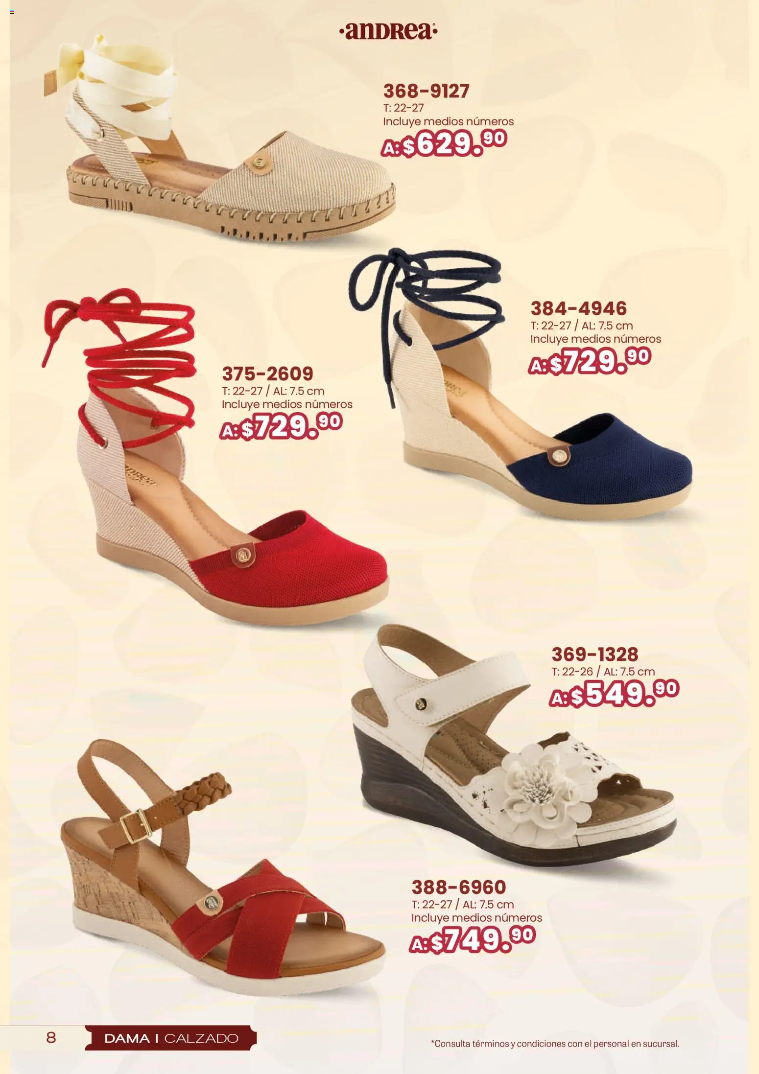 Nuevas ofertas de Andrea válidas en toda la República Mexicana desde el 25.01.2026. ¡Encuentra las mejores ofertas en Andrea catálogo San Vatentín! | Página: 8