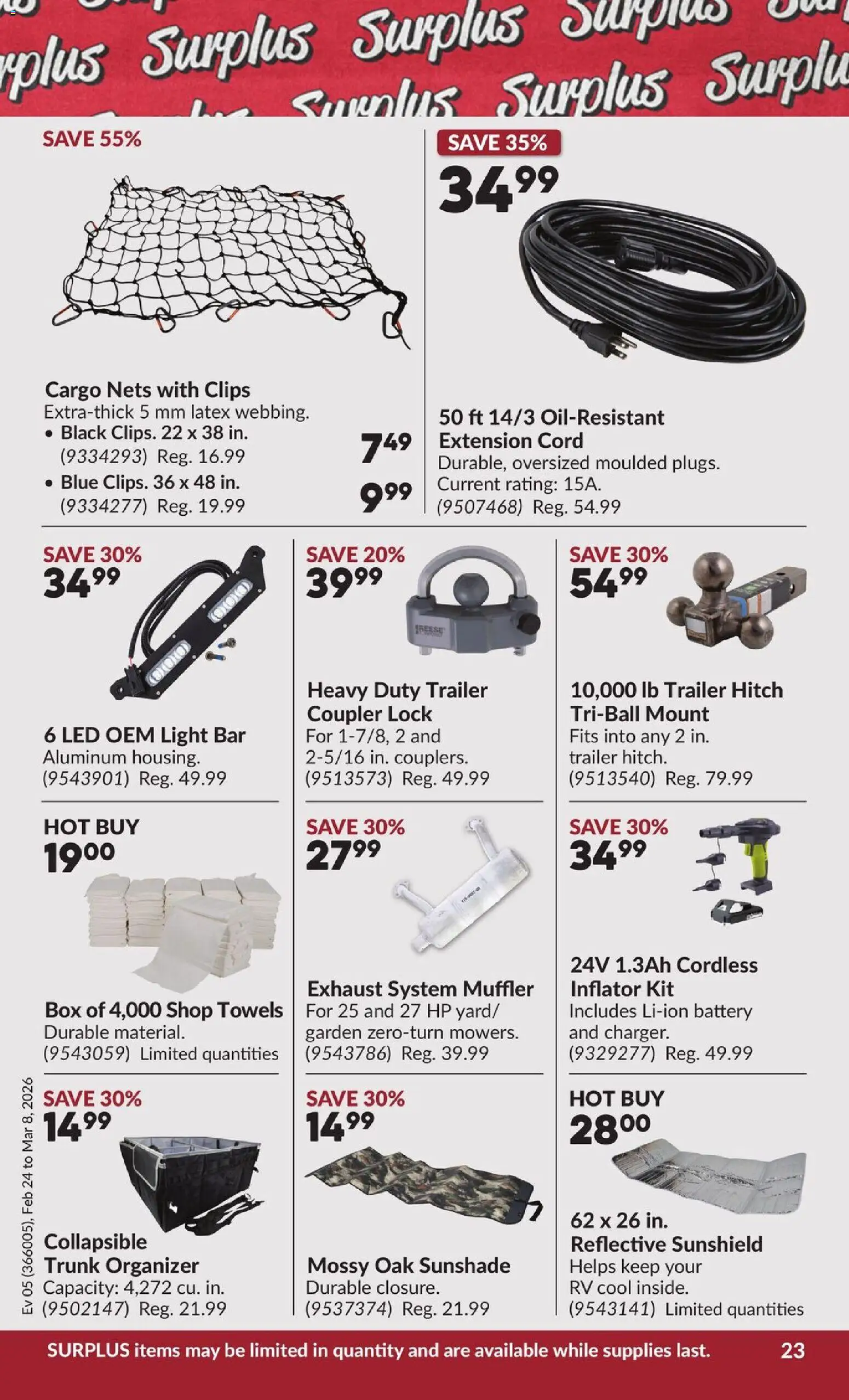 Princess Auto flyer valid from 24.02.2026 | Page: 27 | Products: Box, Battery