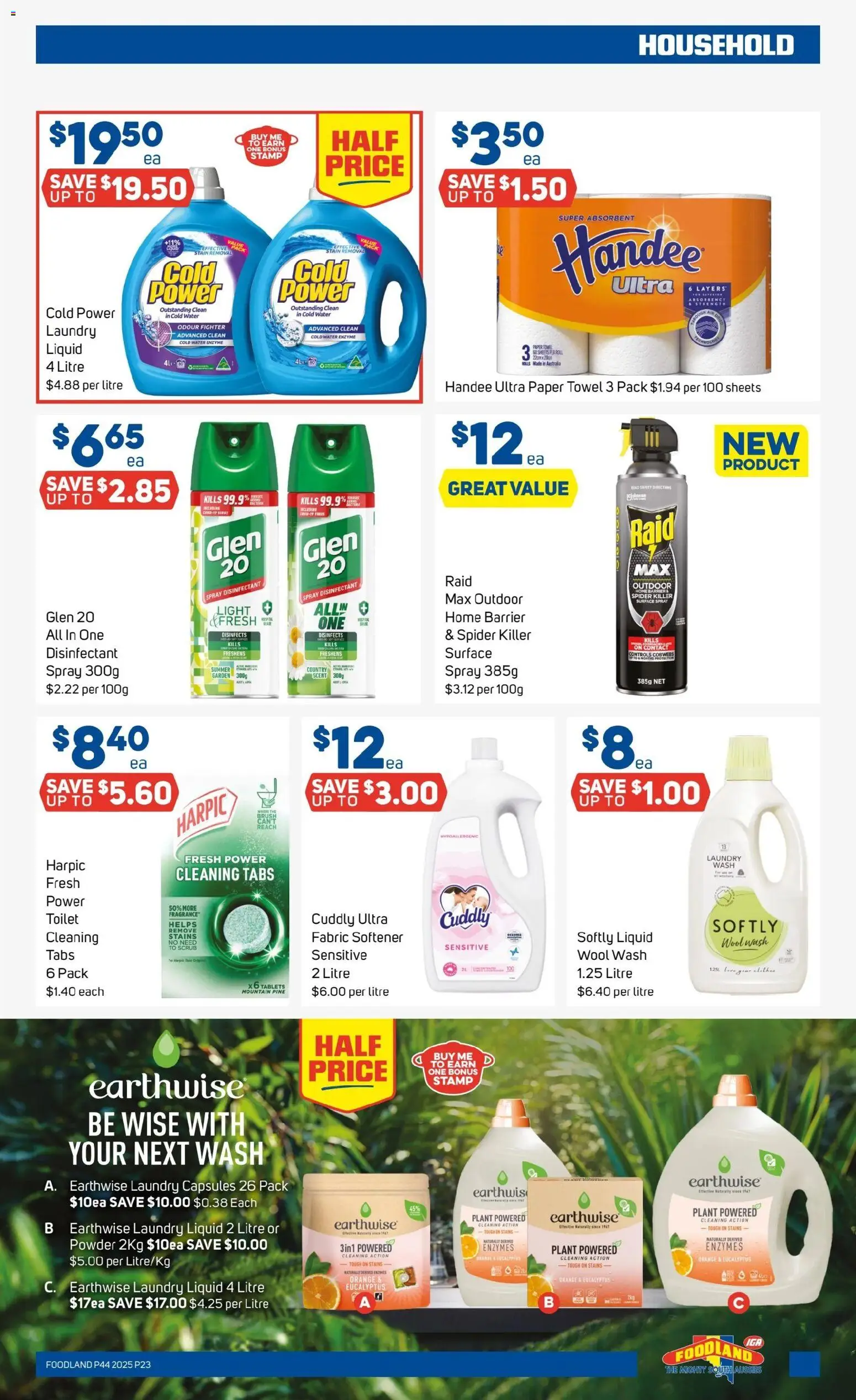Foodland catalogue - valid from 29.09.2025 | Page: 23 | Products: Light, Plant, Scrub, Fabric softener