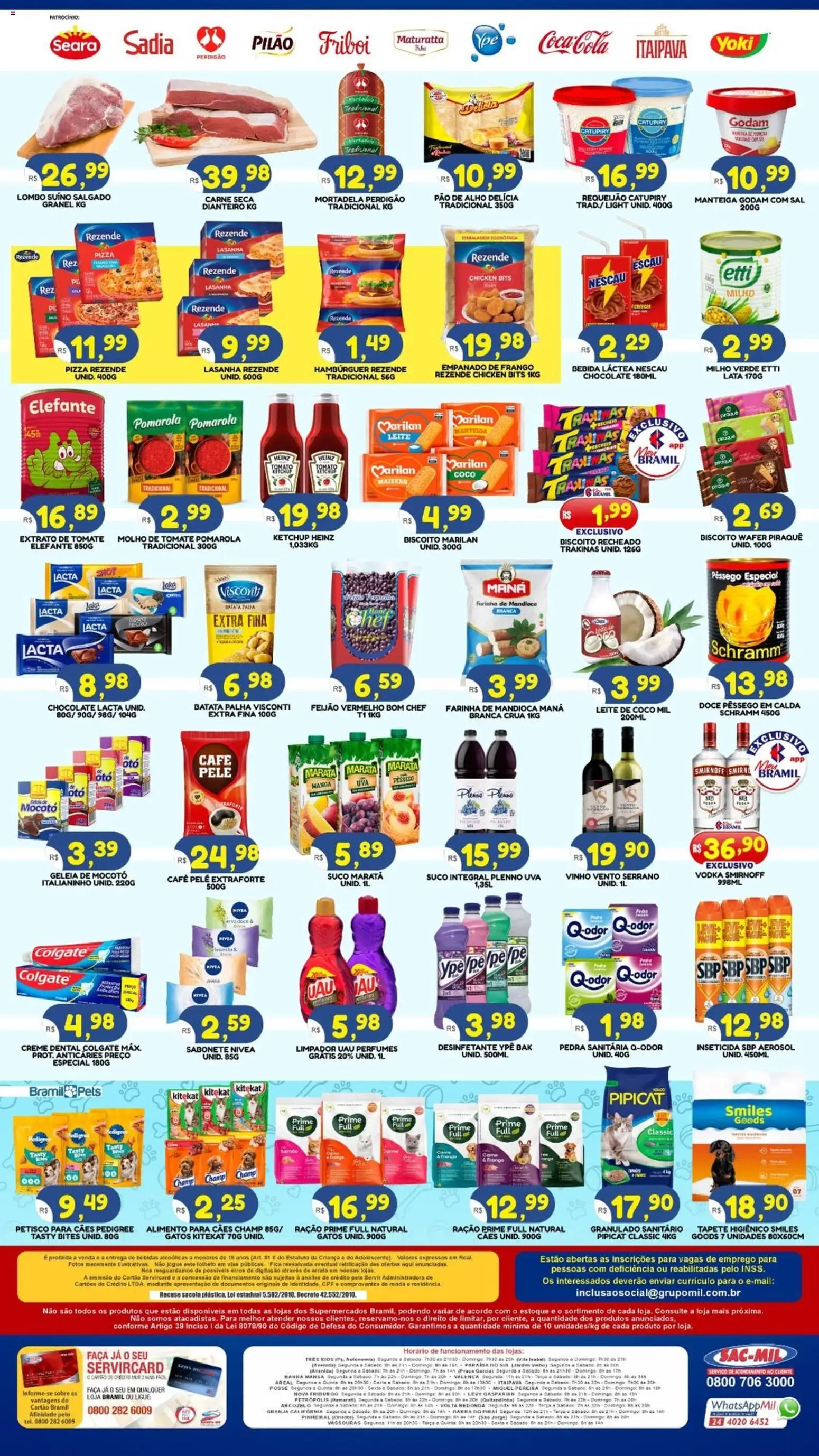 Bramil Supermercados Folheto - válido de 17.11.2025 | Página: 2 | Produtos: Mandioca, Lasanha, Sabonete, Bebida