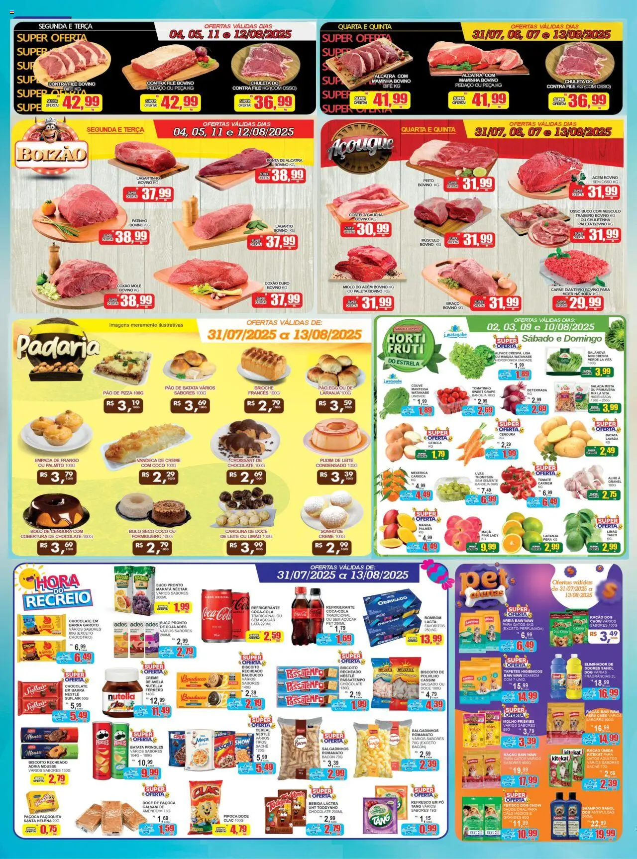 Estrela Azul Folheto - válido de 31.07.2025 | Página: 3 | Produtos: Palmito, Refrigerante, Paçoca, Avelã