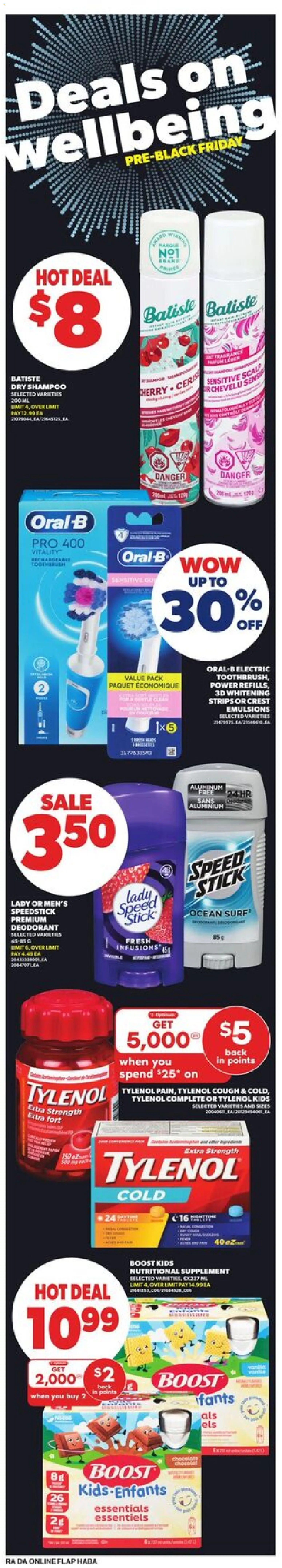 Atlantic Superstore flyer valid from 13.11.2025 | Page: 9 | Products: Shampoo, Deodorant