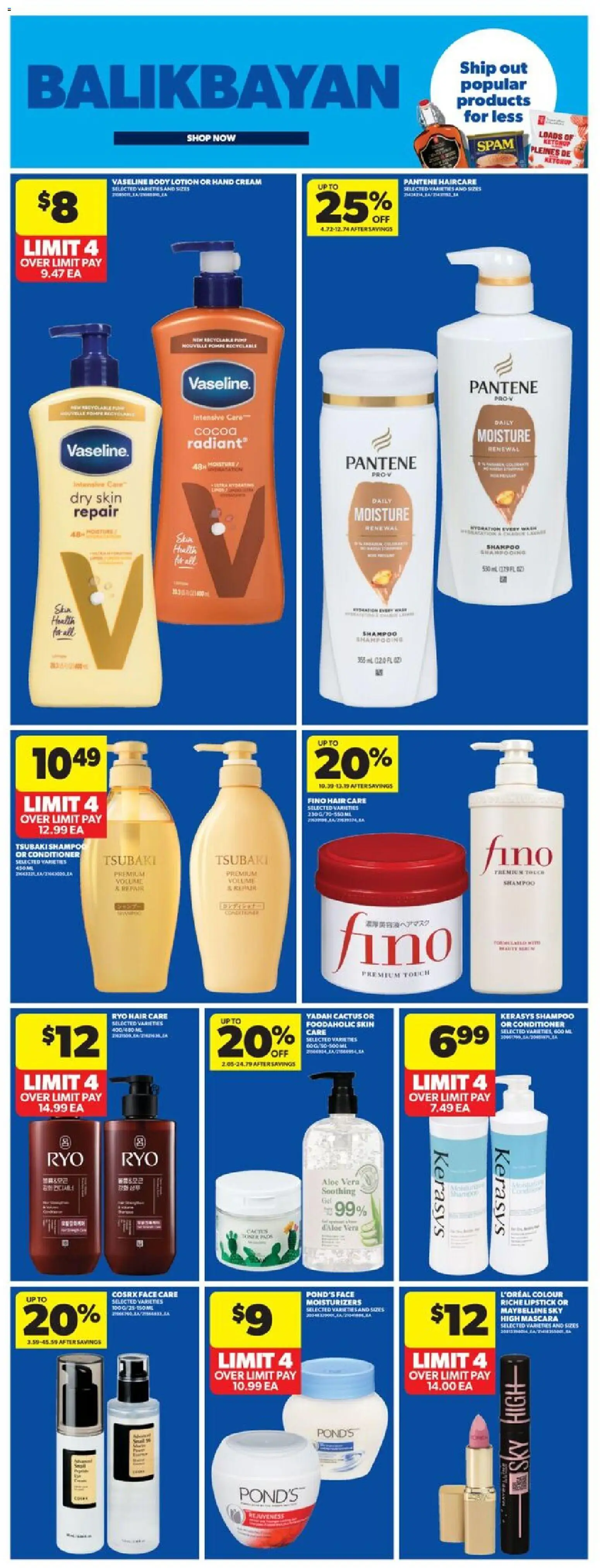 Real Canadian Superstore flyer valid from 13.11.2025 | Page: 13 | Products: Ketchup, Mascara, Lipstick, Conditioner