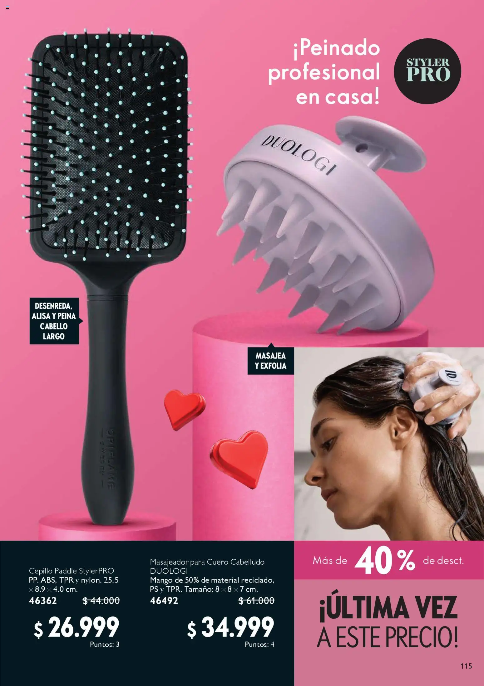 Oriflame revista - valida desde el 24.01.2026 | Página: 115 | Productos: Mango, Cepillo