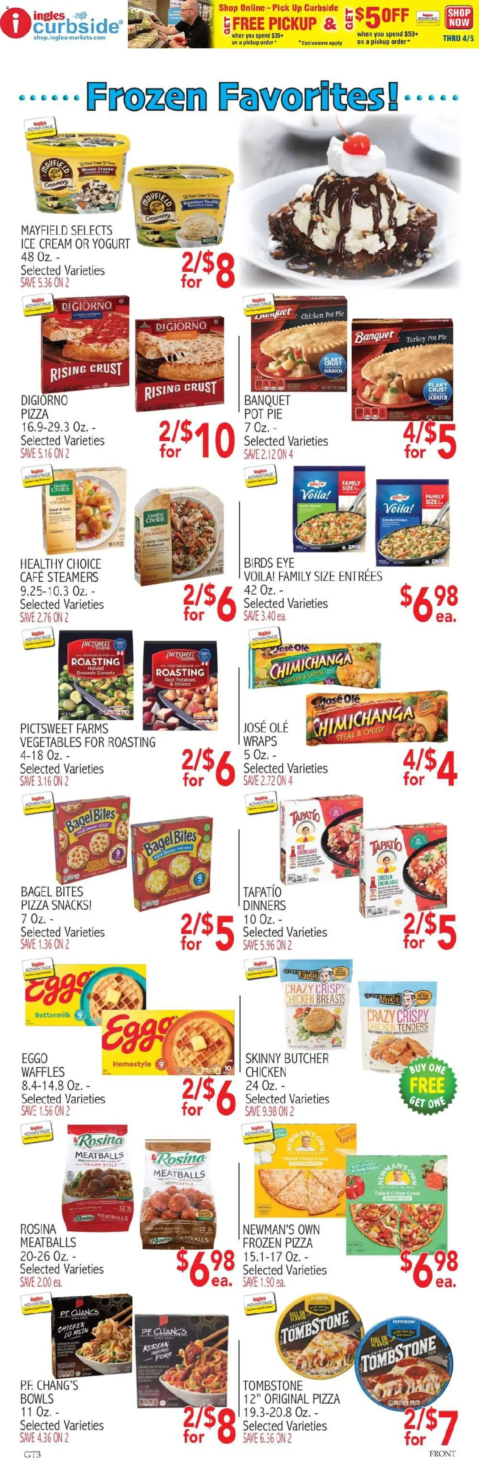 Ingles Weekly Ad - valid from 18.03.2026 | Page: 7 | Products: Cheese, Yogurt, Cream, Potatoes