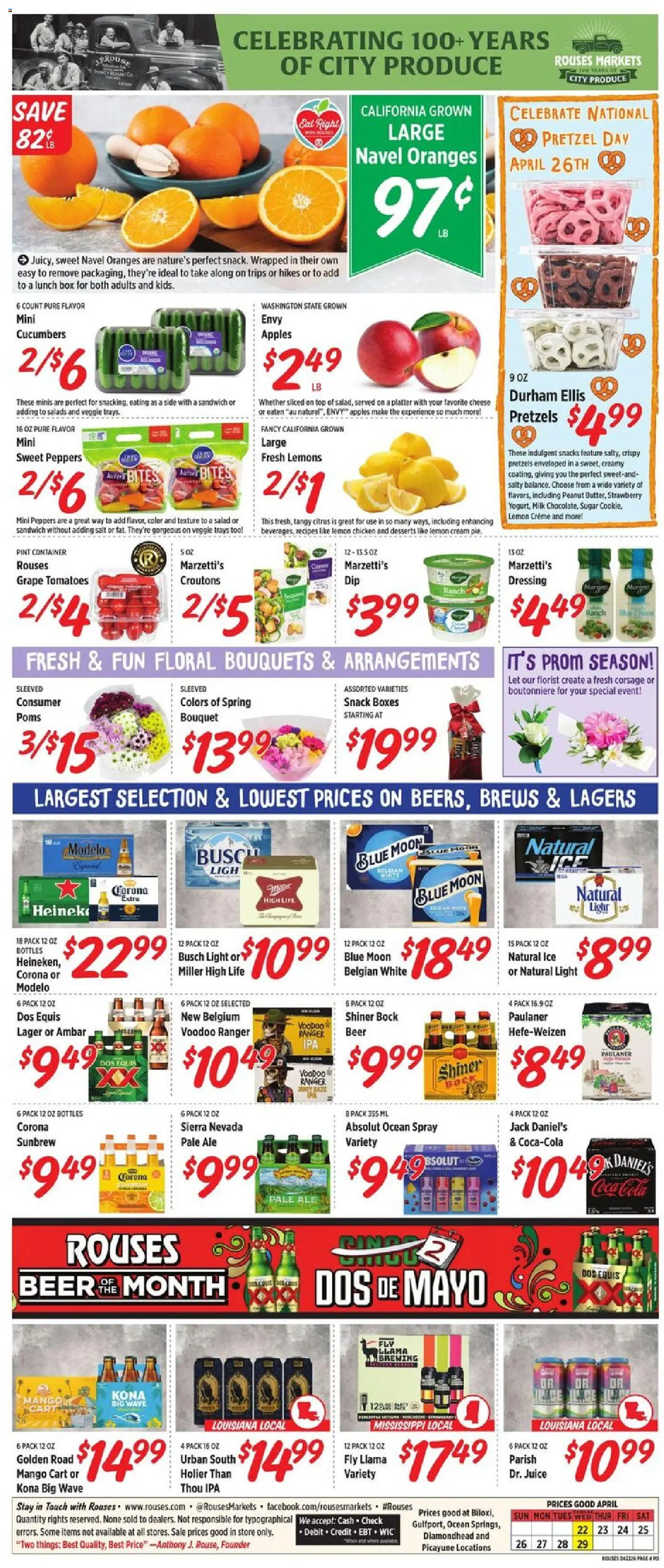 Rouses Weekly Ad - MS - valid from 22.04.2026 | Page: 8 | Products: Box, Milk, Cream, Sugar