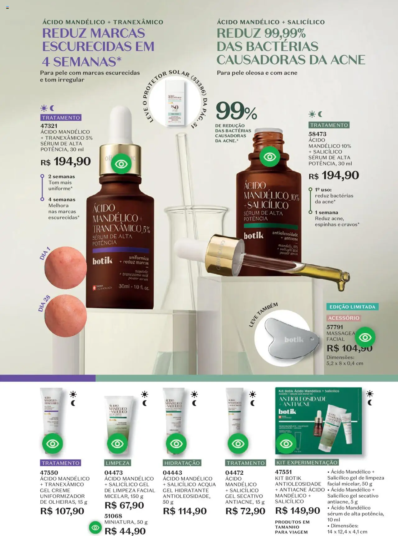 O Boticário Folheto - válido de 22.09.2025 | Página: 66 | Produtos: Sérum, Gel de limpeza, Creme