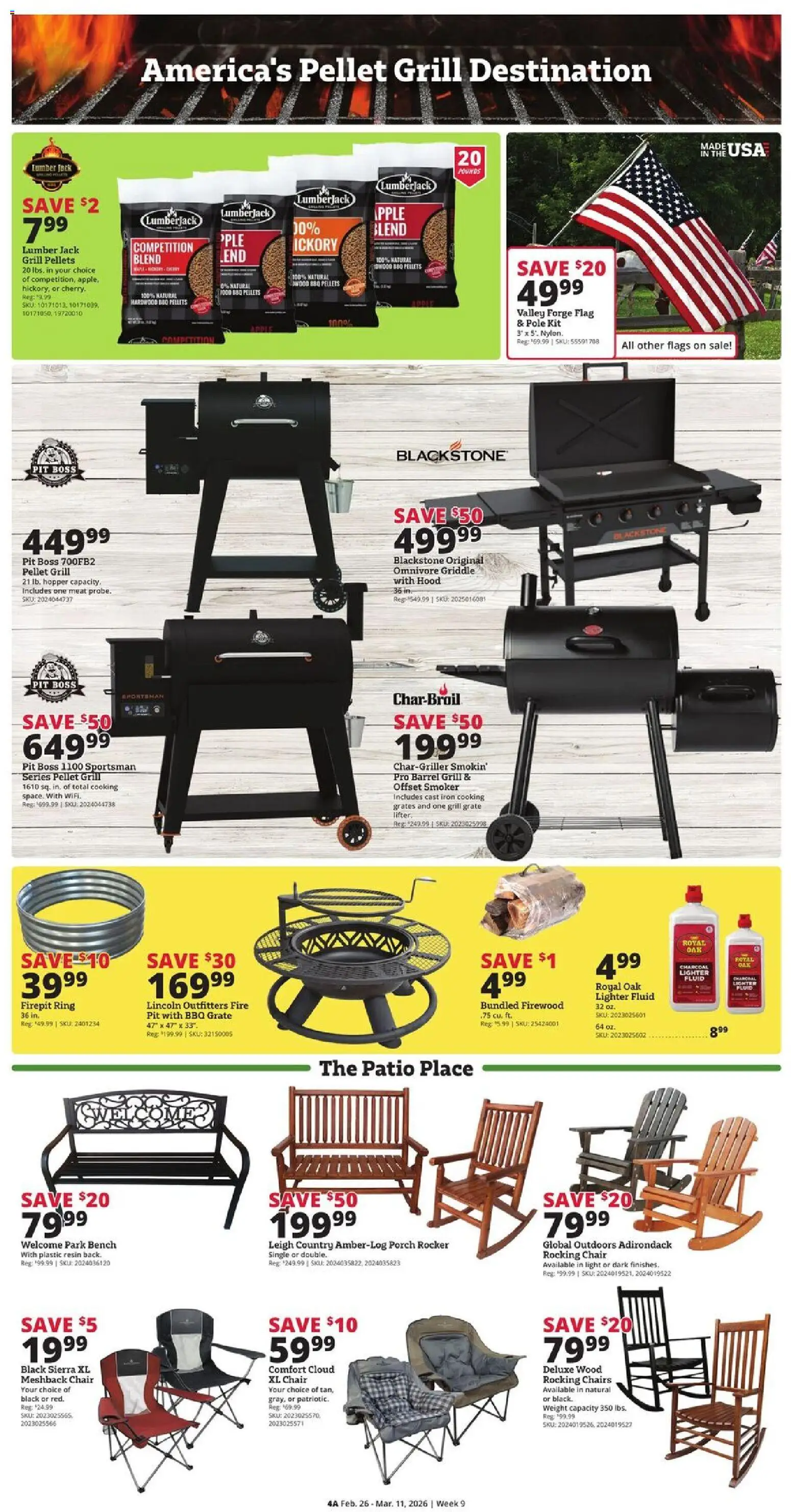 Rural King Weekly Ad - valid from 26.02.2026 | Page: 6 | Products: Griddle, Weight, Grill, Iron