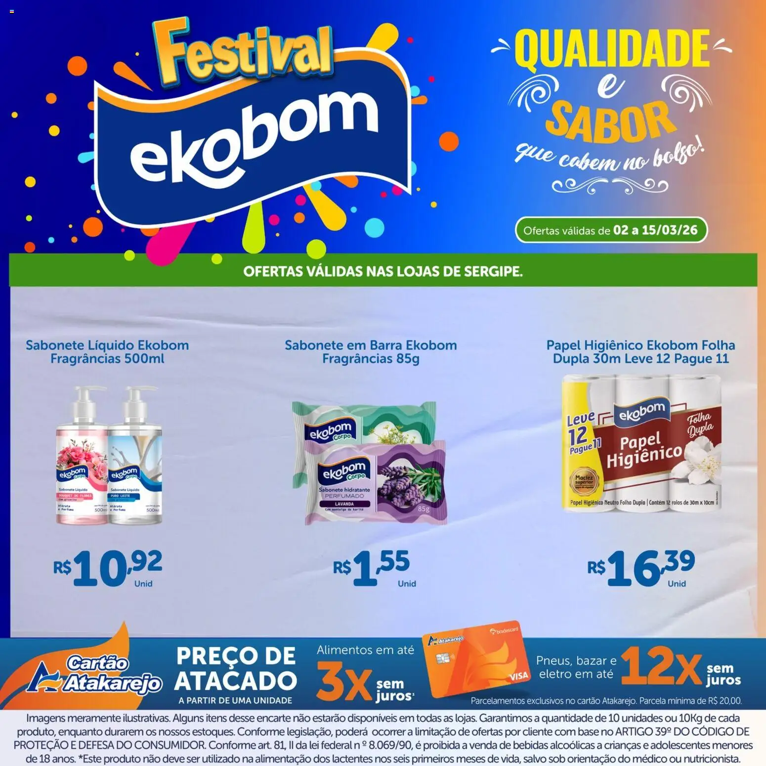 Atakarejo Folheto - válido de 02.03.2026 | Página: 5 | Produtos: Flores, Sabonete, Papel higiênico, Sabonete líquido