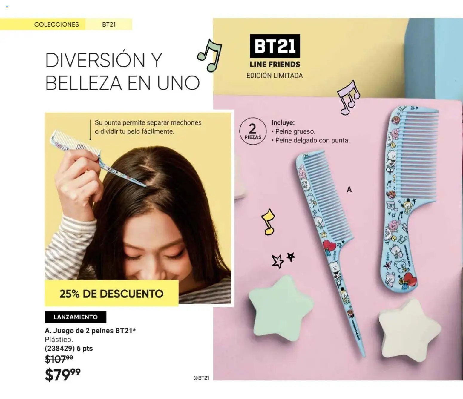 Nuevas ofertas de AVON válidas en toda la República Mexicana desde el 24.04.2026. ¡Encuentra las mejores ofertas en AVON Casa & Estilo 7 2026! | Página: 6 | Productos: Juego, Peine