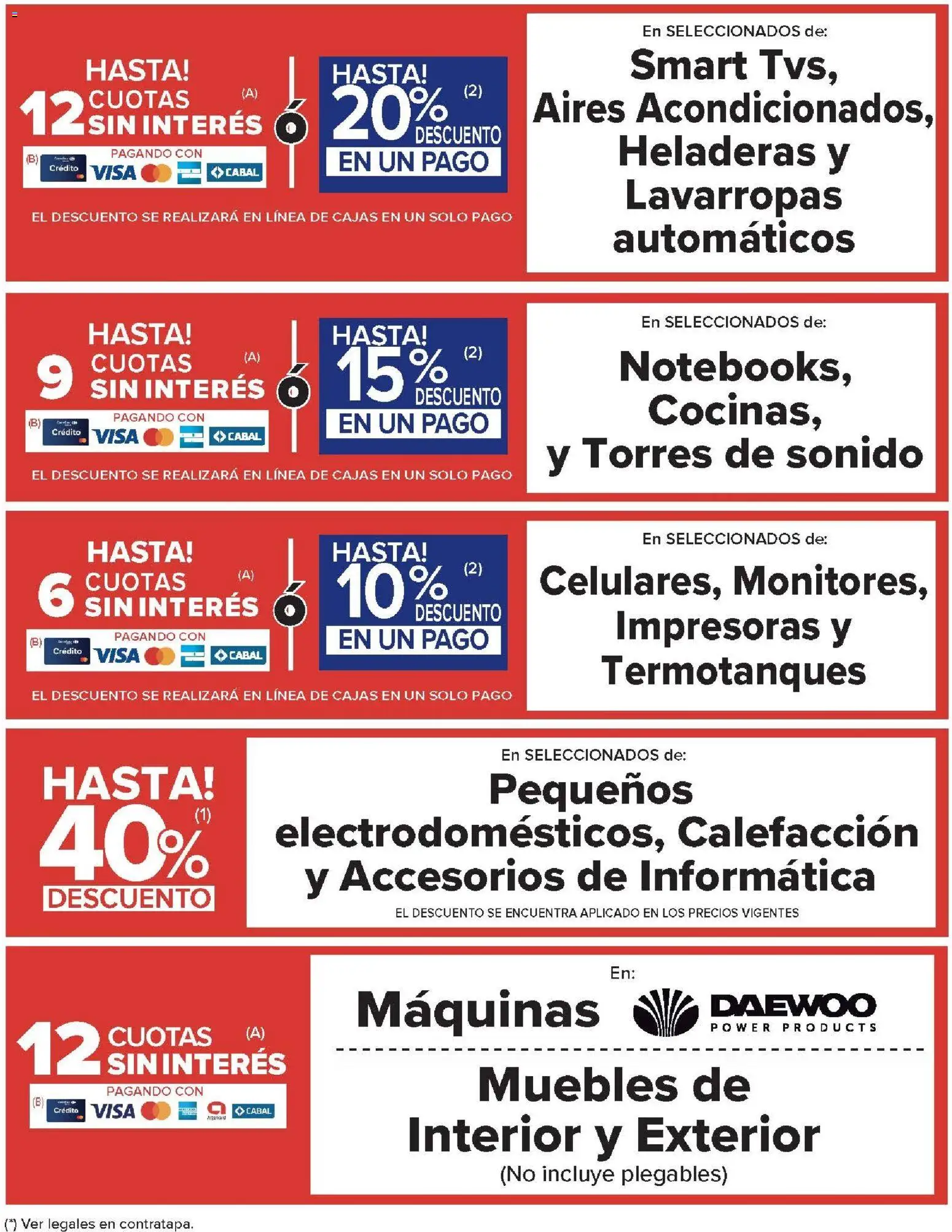 Carrefour ofertas │ válido desde el 28.04.2026 | Página: 23 | Productos: Lavarropas