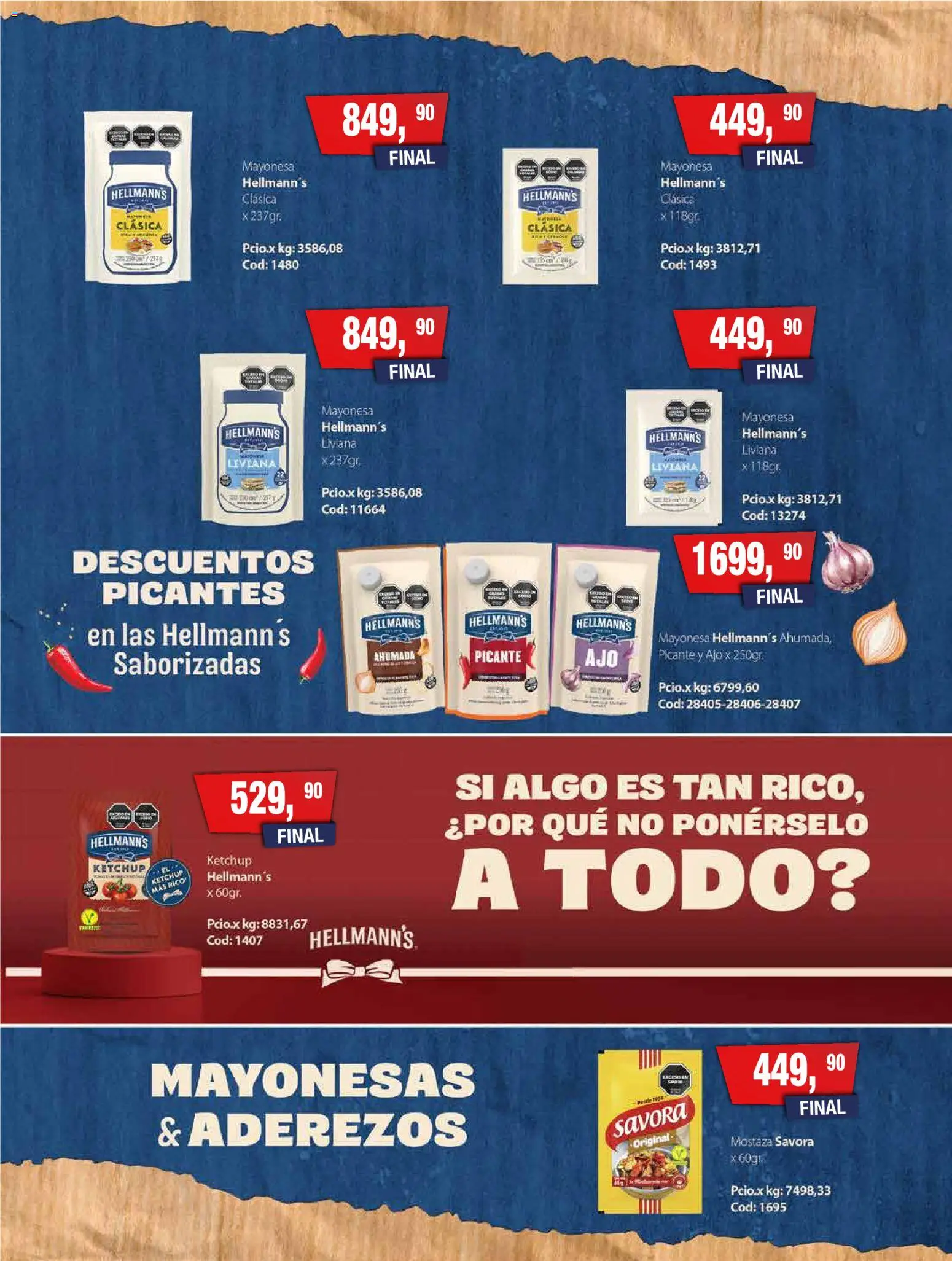Musimundo catálogo │ válido desde el 27.10.2025 | Página: 5 | Productos: Mayonesa, Ketchup, Mostaza, Ajo