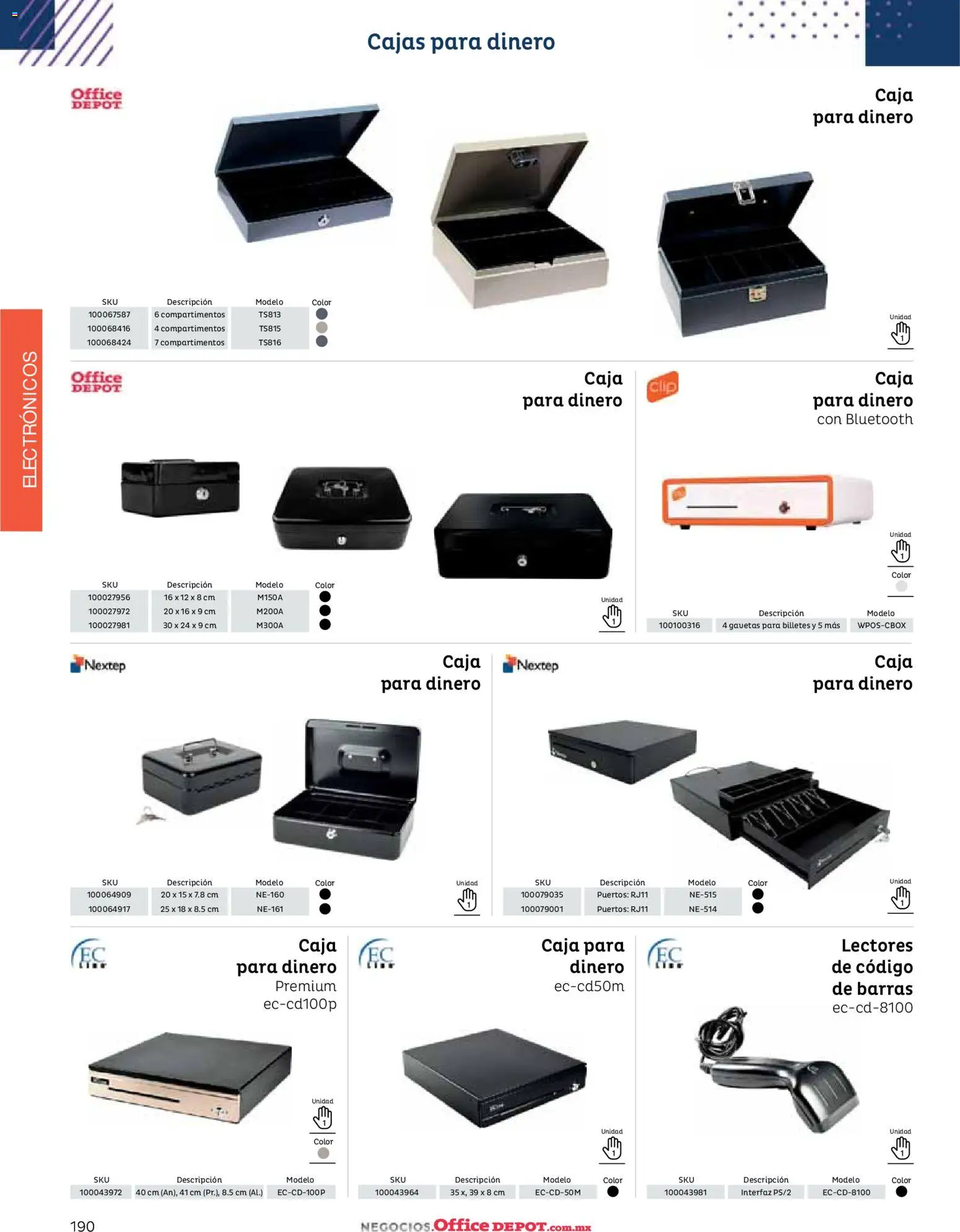 Nuevas ofertas de Office Depot válidas en toda la República Mexicana desde el 12.01.2026. ¡Encuentra las mejores ofertas en Office Depot catálogo 2026! | Página: 192 | Productos: Caja