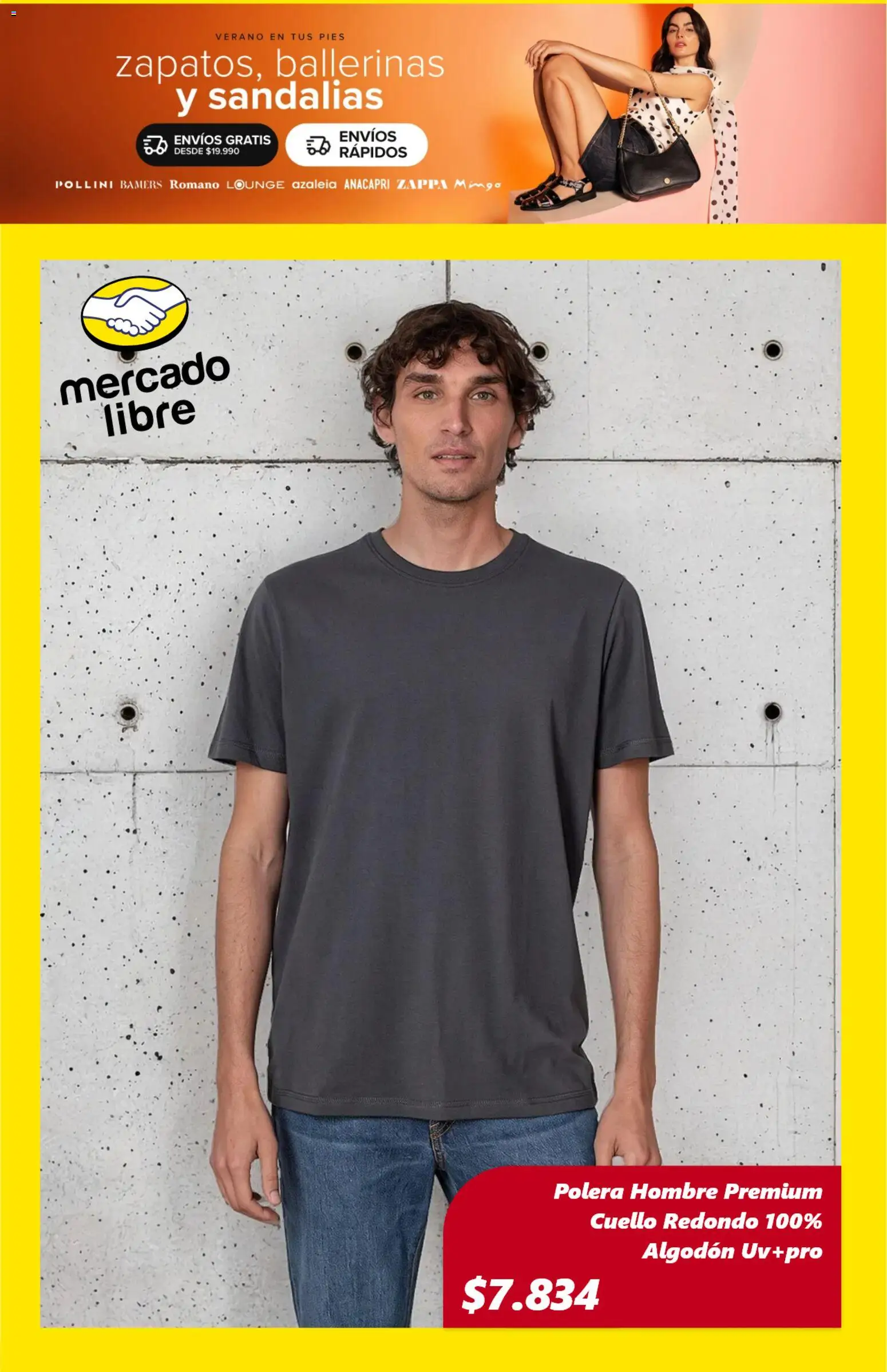 Mercado Libre ofertas  │ válido desde el 13.11.2025 | Página: 7 | Productos: Algodón, Cuello, Sandalias, Polera