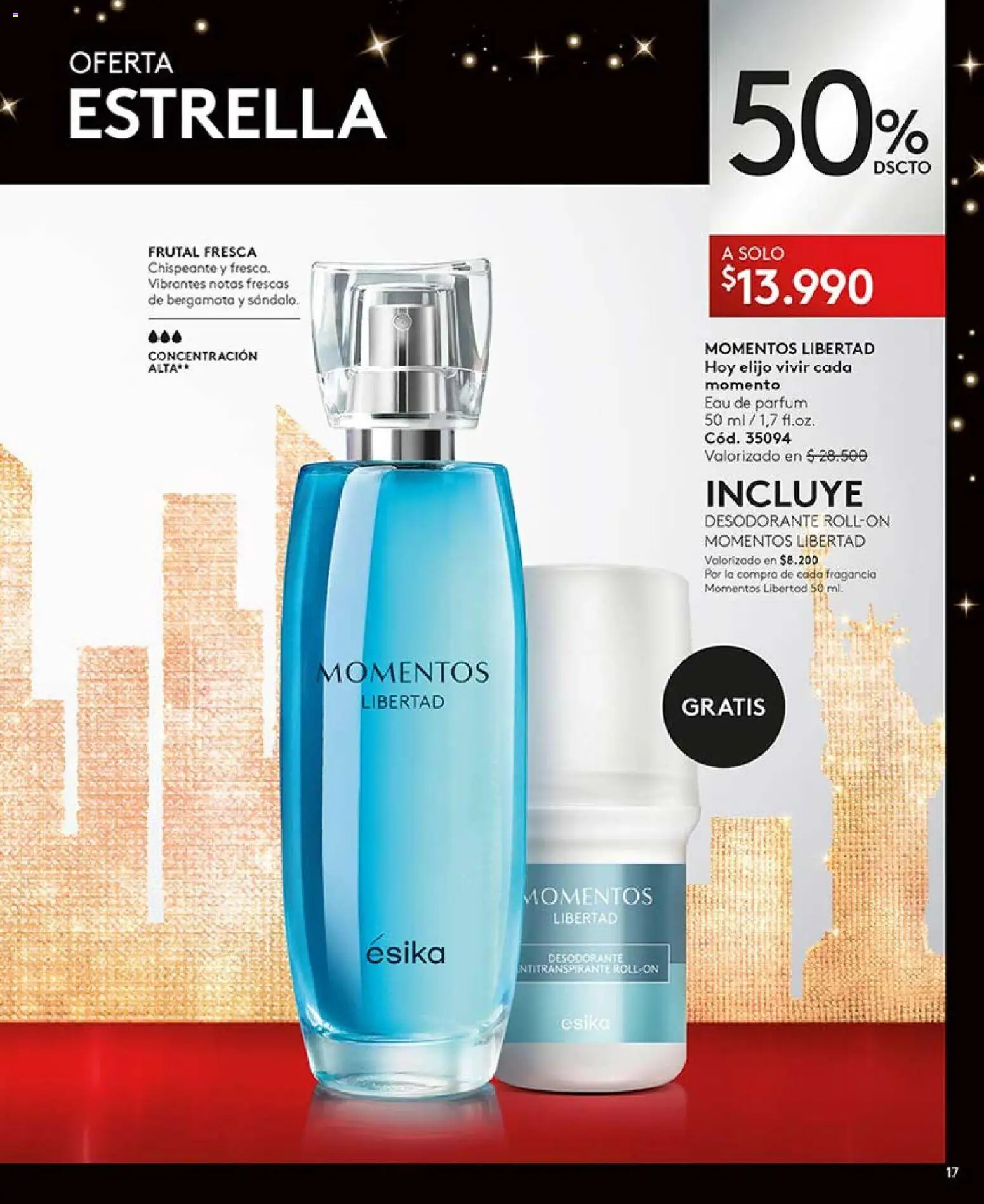 Catálogo Ésika Campaña 18 │ válido desde el 01.12.2025 | Página: 17 | Productos: Fragancia, Desodorante