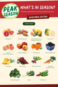 Preview of Sprouts weekly ads valid from 05.11.2025 | Page: 8 | Products: Chard, Pineapple, Grapefruit, Blueberries