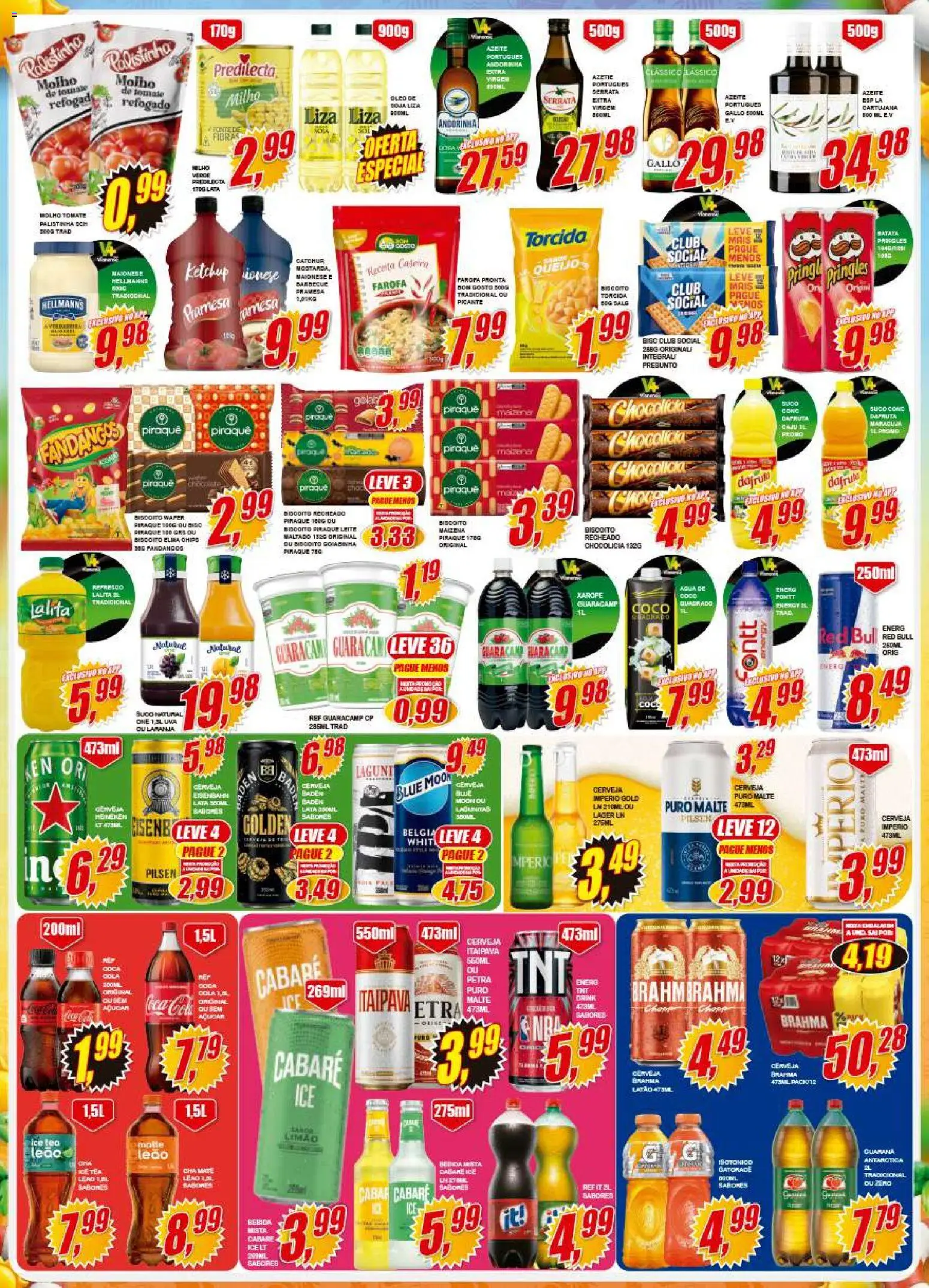 Vianense Folheto - válido de 02.01.2026 | Página: 3 | Produtos: Chá mate, Cerveja, Farofa, Isotônico