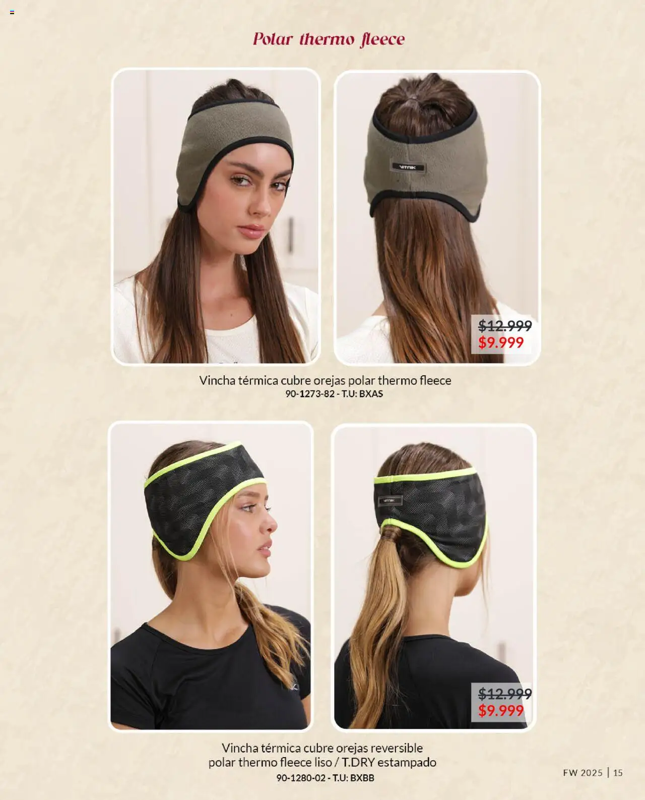 Vitnik catálogo Accesorios │ válido desde el 08.08.2025 | Página: 15 | Productos: Vincha, Térmica