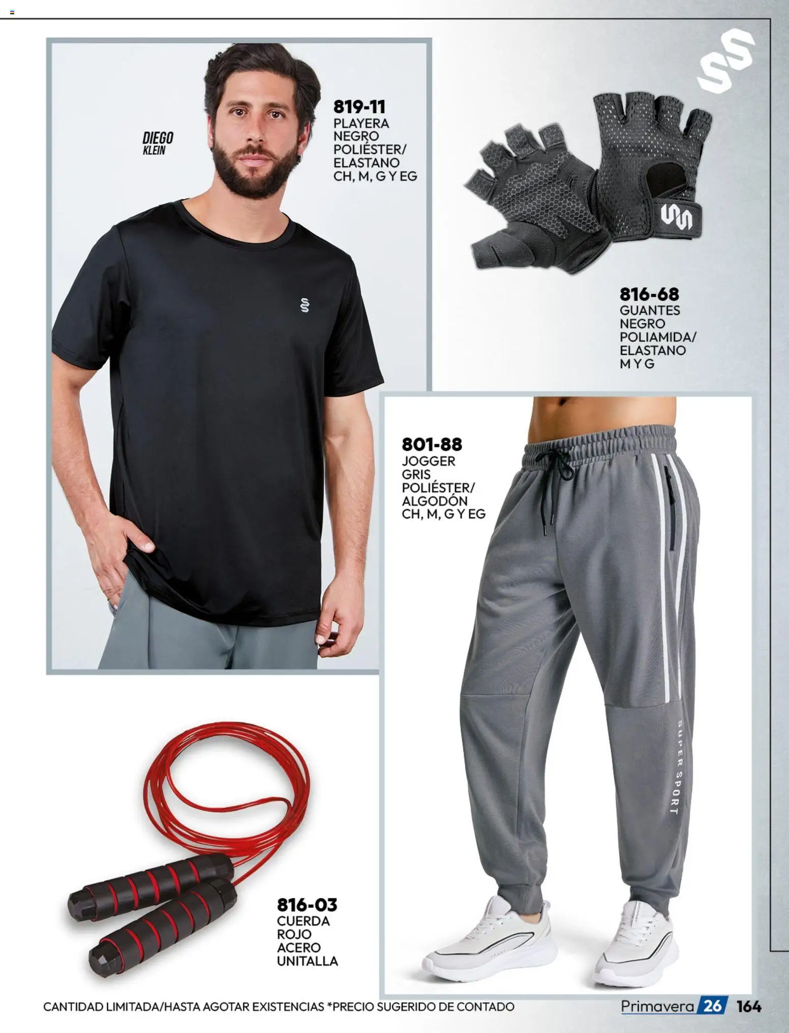 Nuevas ofertas de Cklass válidas en toda la República Mexicana desde el 02.01.2026. ¡Encuentra las mejores ofertas en Cklass catálogo Sportbrands! | Página: 203 | Productos: Cuerda, Guantes, Algodón, Playera