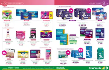 Cruz Verde Descuentos │ válido desde el 01.09.2025 | Página: 16 | Productos: Toalla higienica, Toalla, Jabón, Ropa